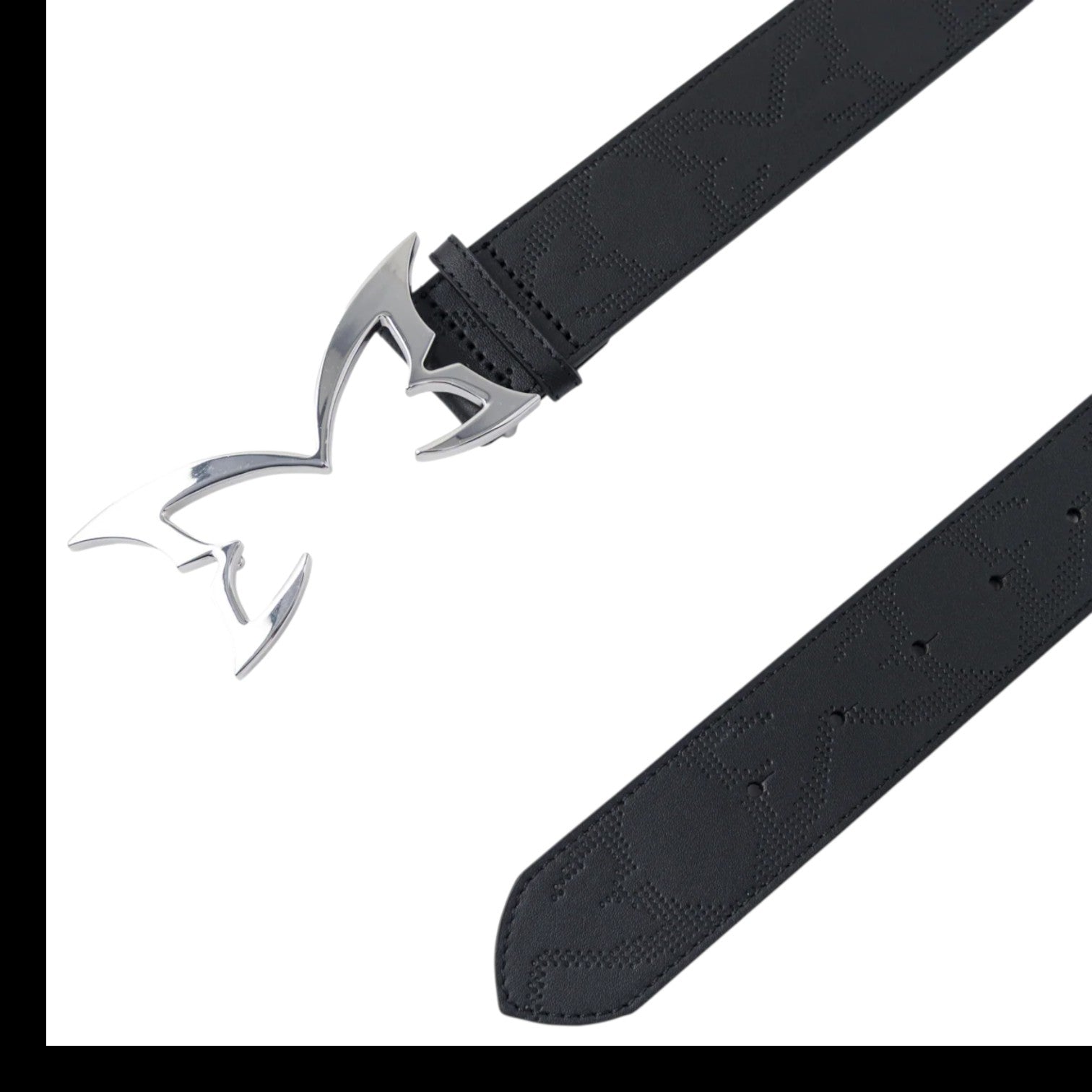 OFFCODE ARCHIVE USA Men's Debossed Belt Black