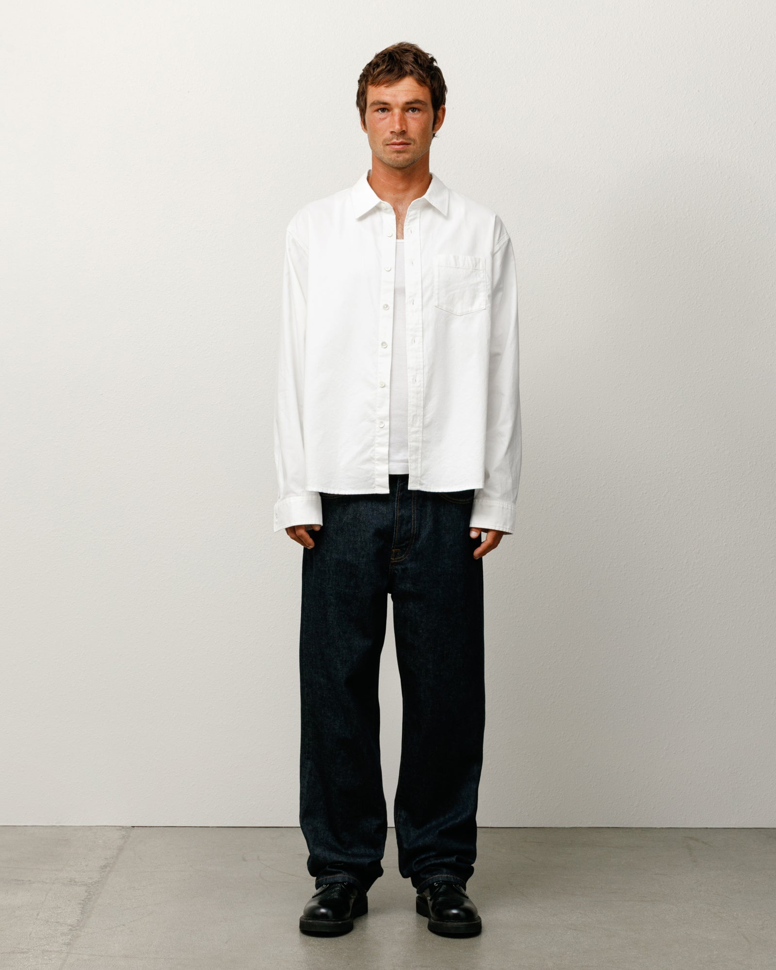 Stussy Men's Oxford Shirt White