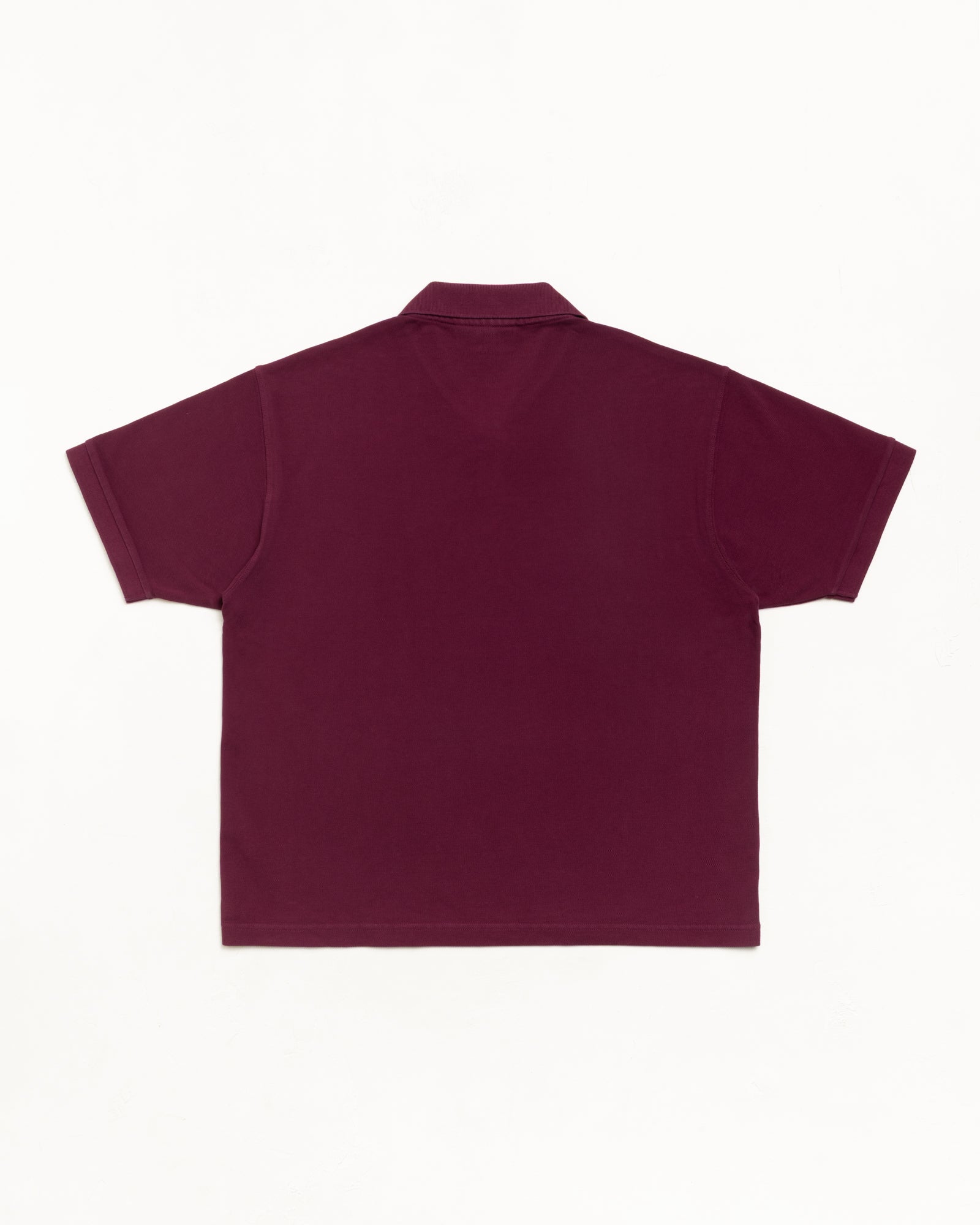 Stussy Men's Classic Pique Polo Plum