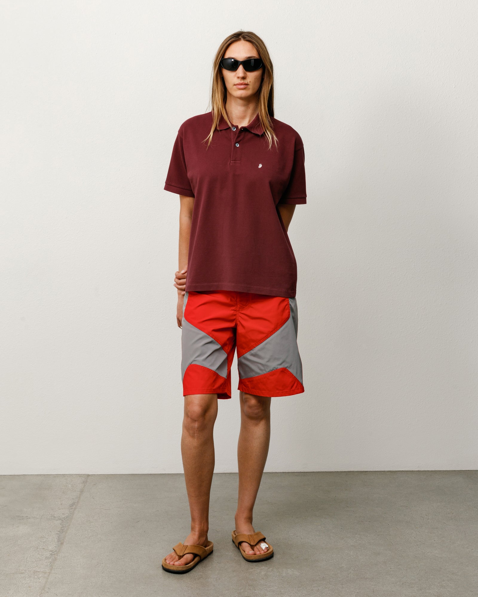 Stussy Men's Classic Pique Polo Plum