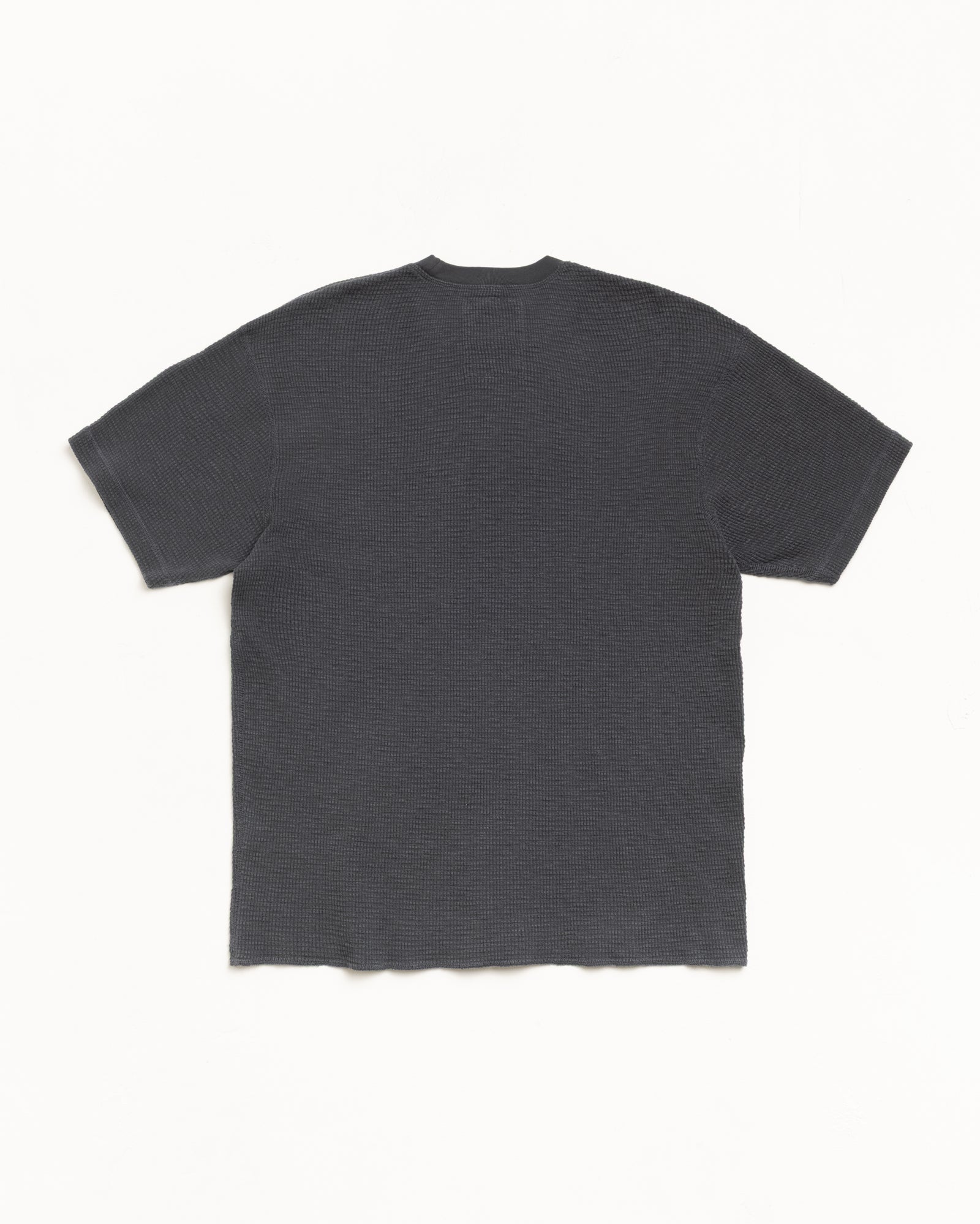 Stussy Unisex Pigment Dyed SS Thermal Faded Black
