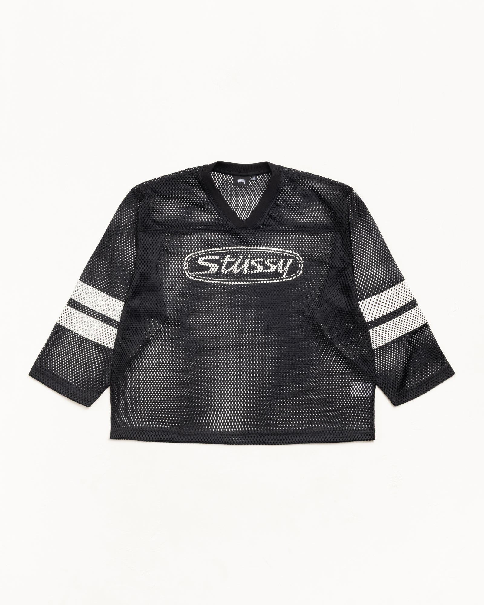 Stussy Men's Trucker Team Jersey Black