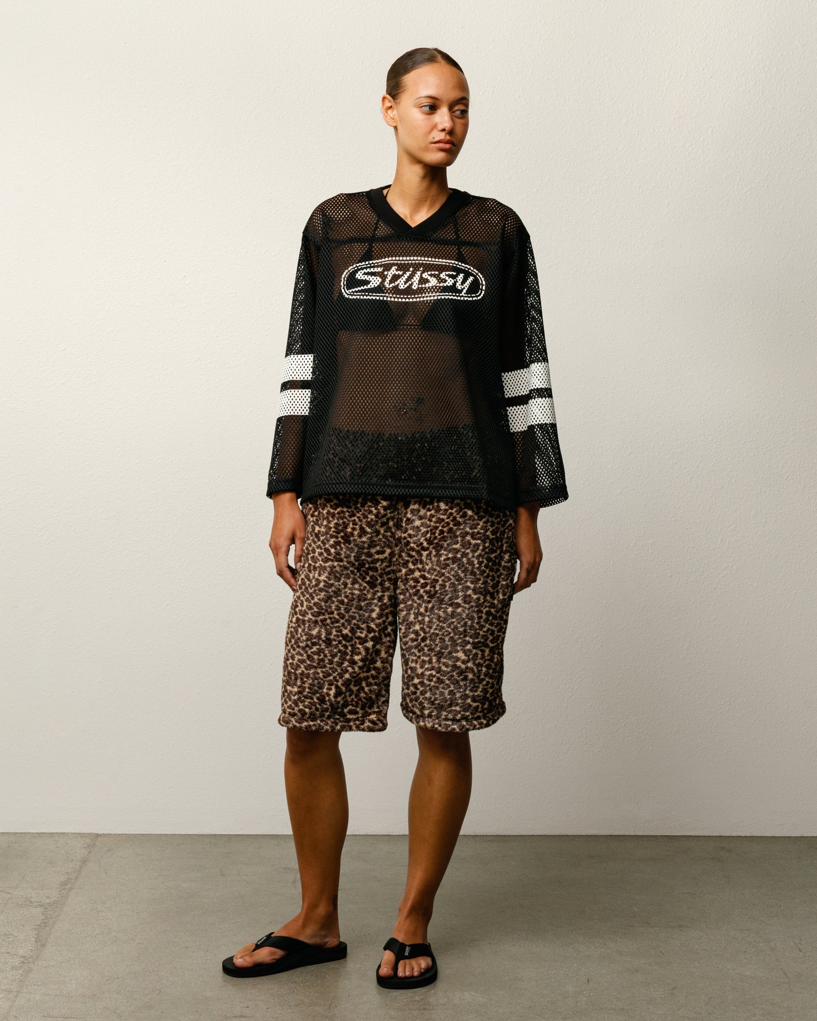 Stussy Men's Trucker Team Jersey Black