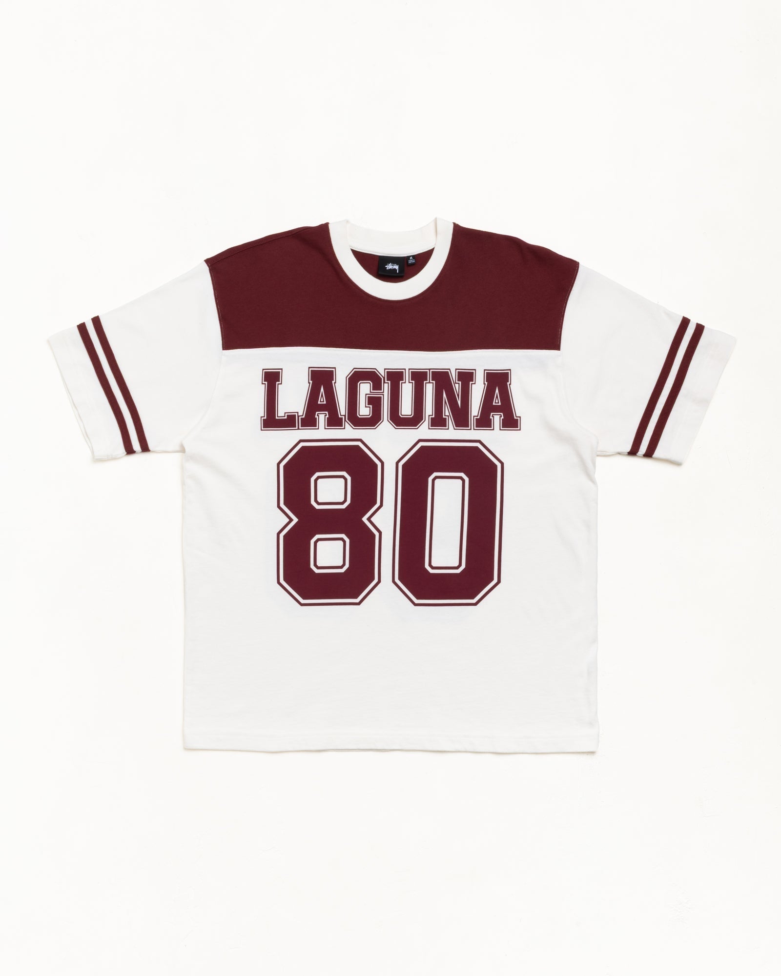 Stussy Men's Laguna 80 Jersey Maroon