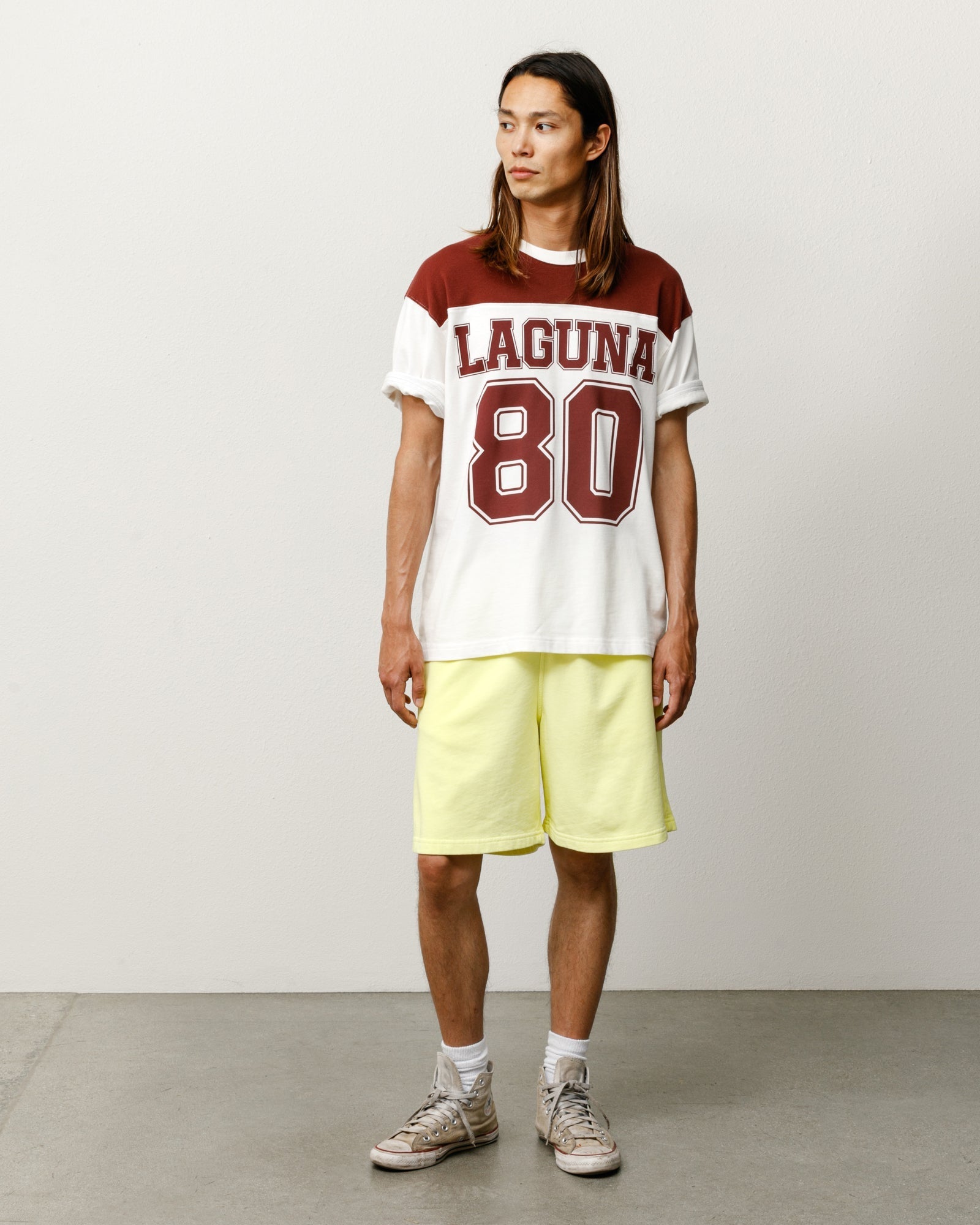 Stussy Men's Laguna 80 Jersey Maroon