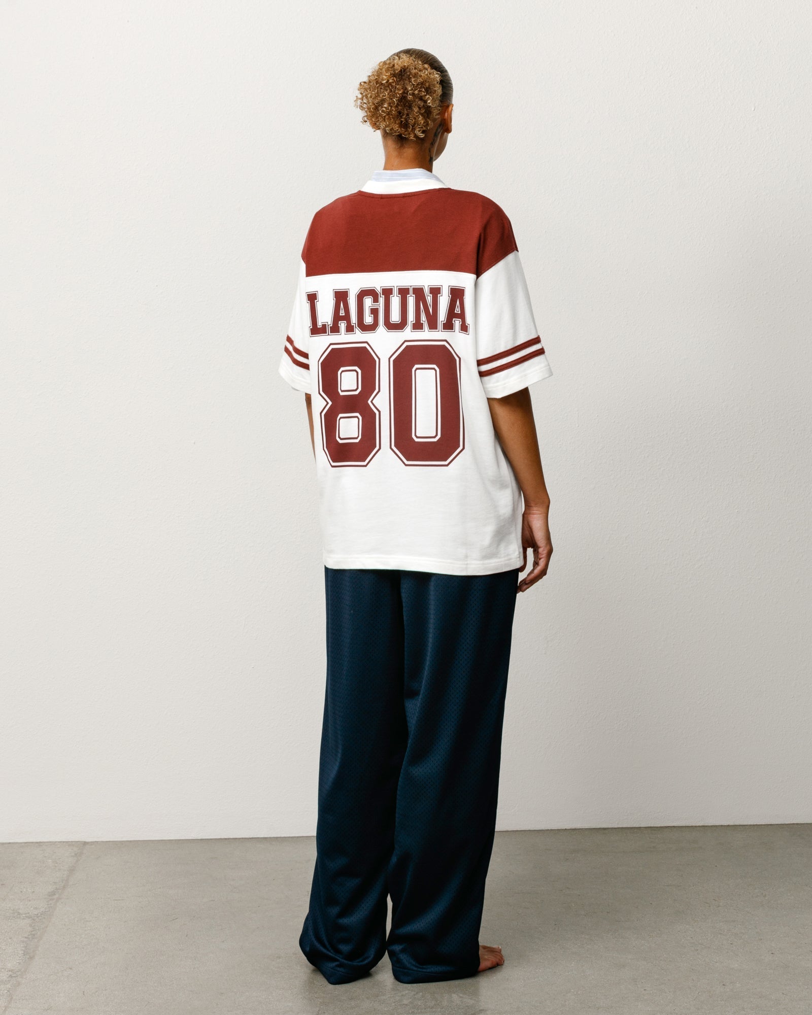 Stussy Men's Laguna 80 Jersey Maroon