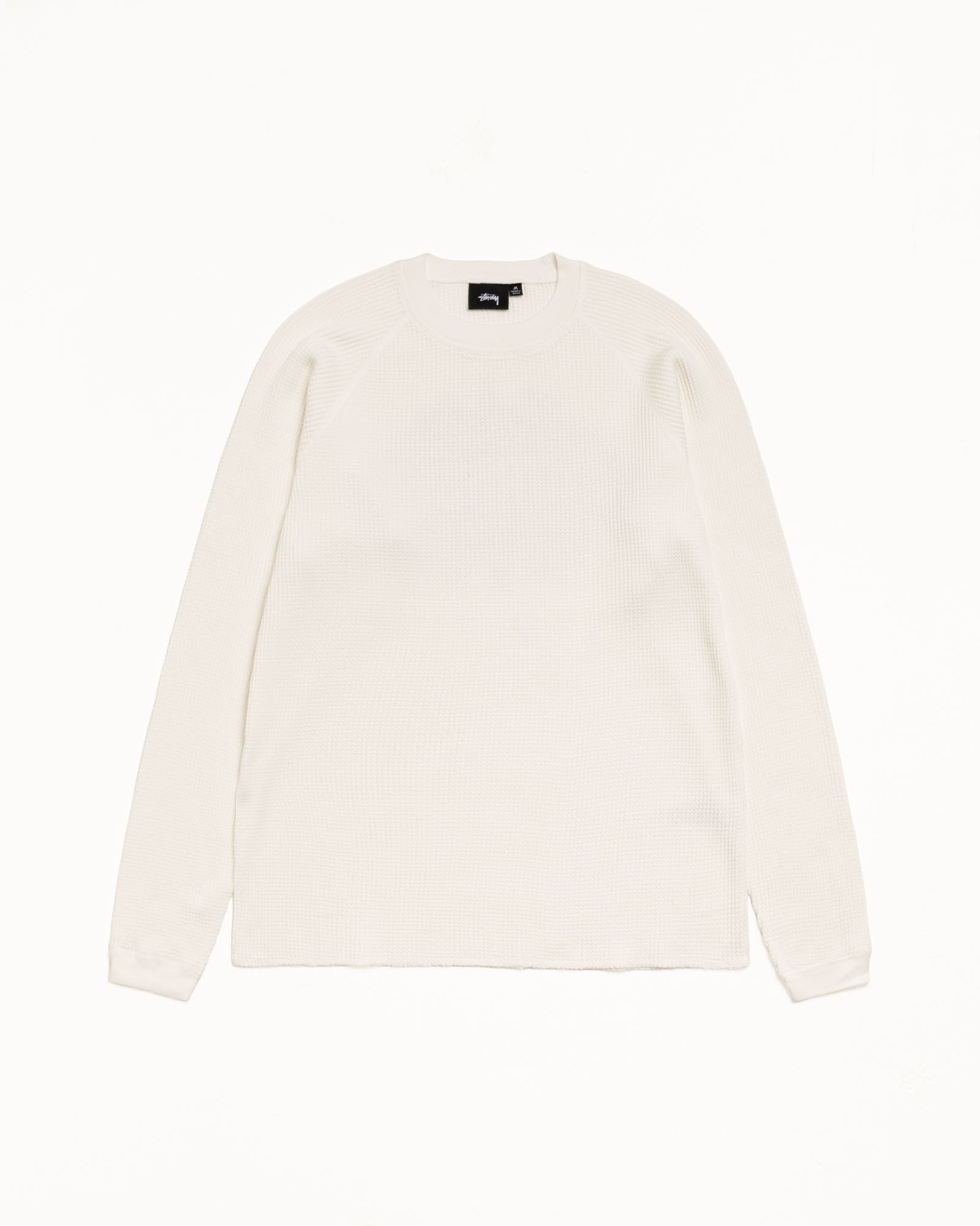 Stussy Men's Mantra Raglan Thermal White