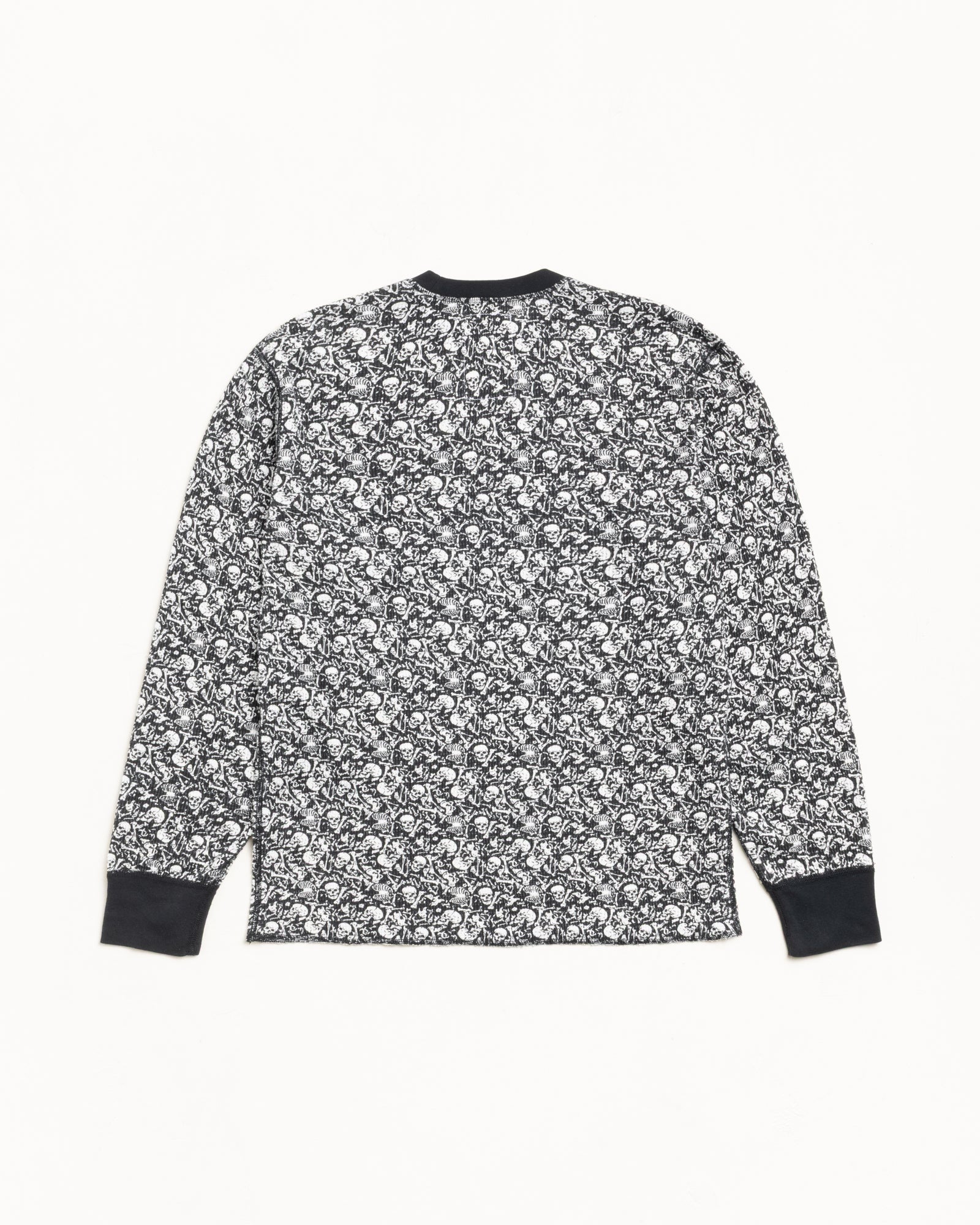 Stussy Unisex Pigment Dyed LS Thermal Bones