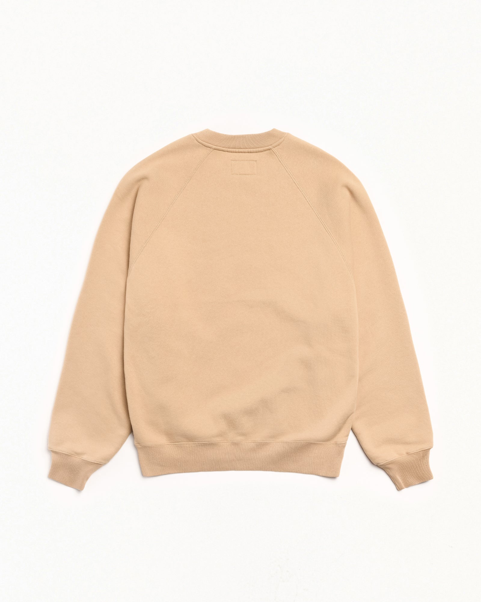 Stussy Unisex Relaxed Crew Sweatshirt Khaki