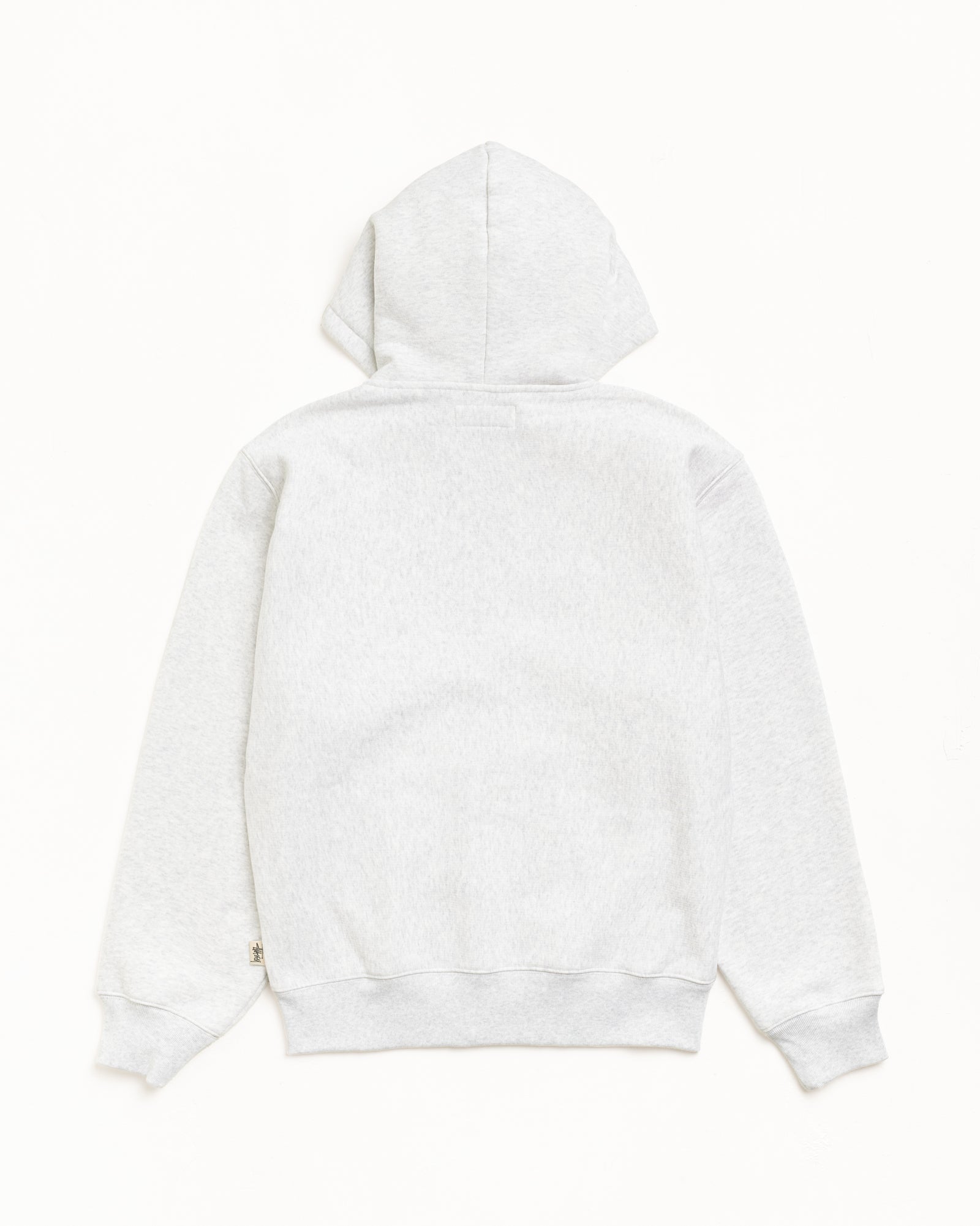 Stussy Unisex Fleece Zip Hoodie Ash Heather