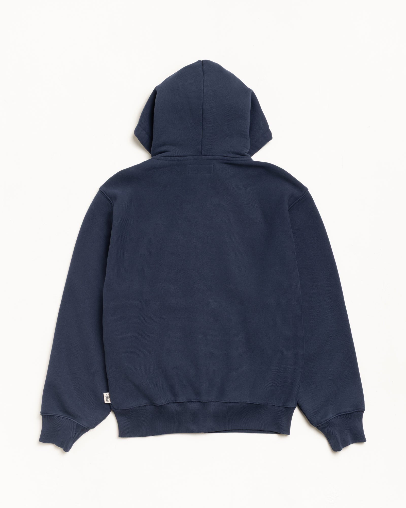 Stussy Unisex Fleece Zip Hoodie Navy
