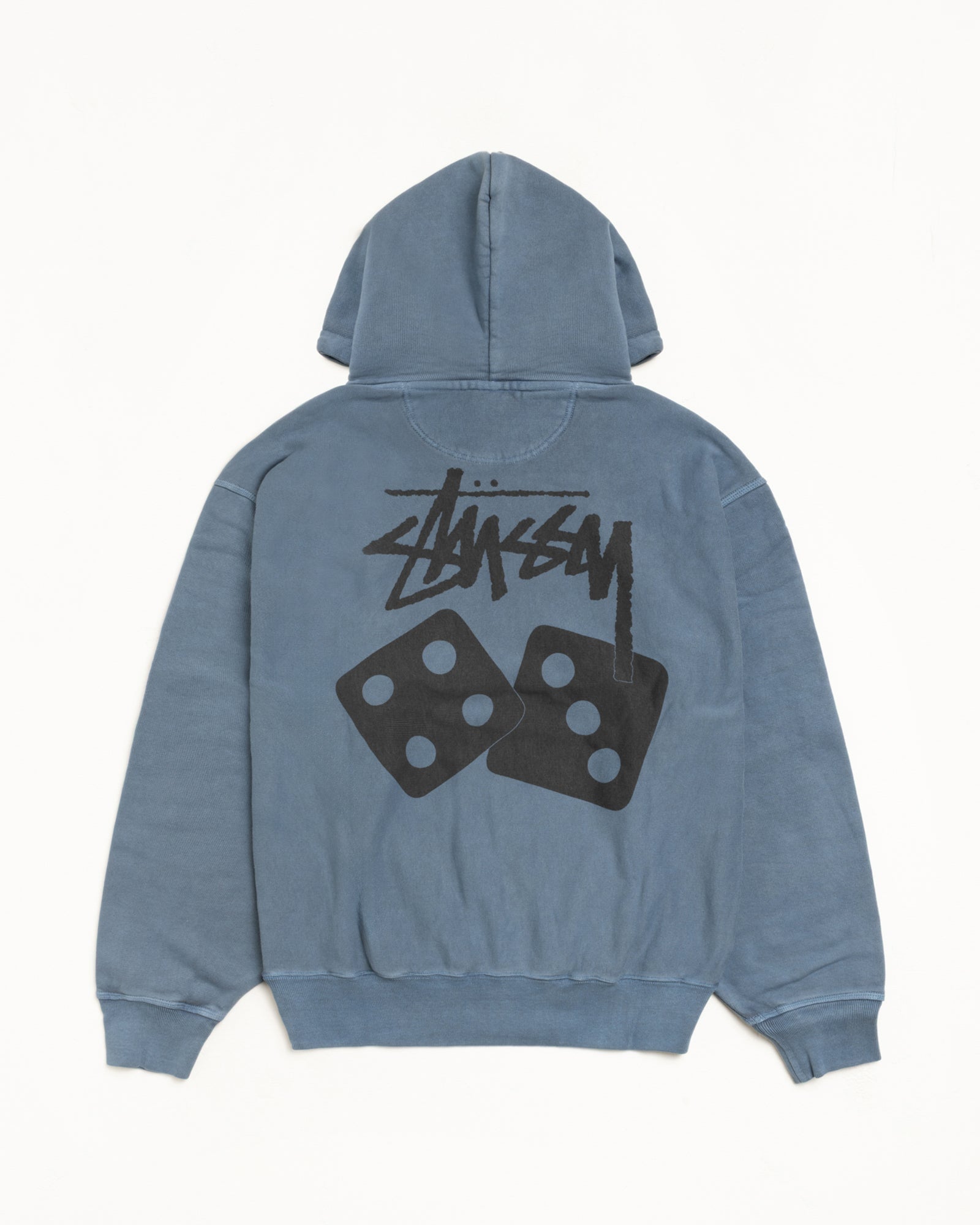 Stussy Men's Dice Hoodie Pigment Dyed Navy