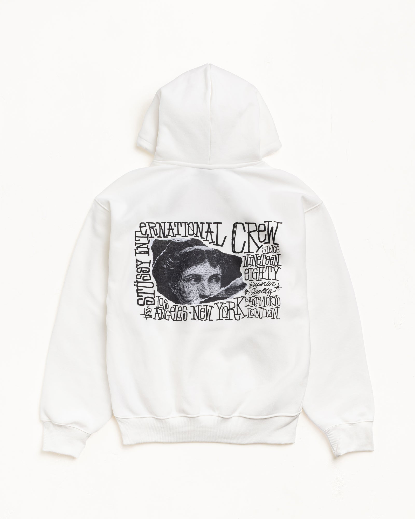 Stussy Men's Victoria Hoodie Off White