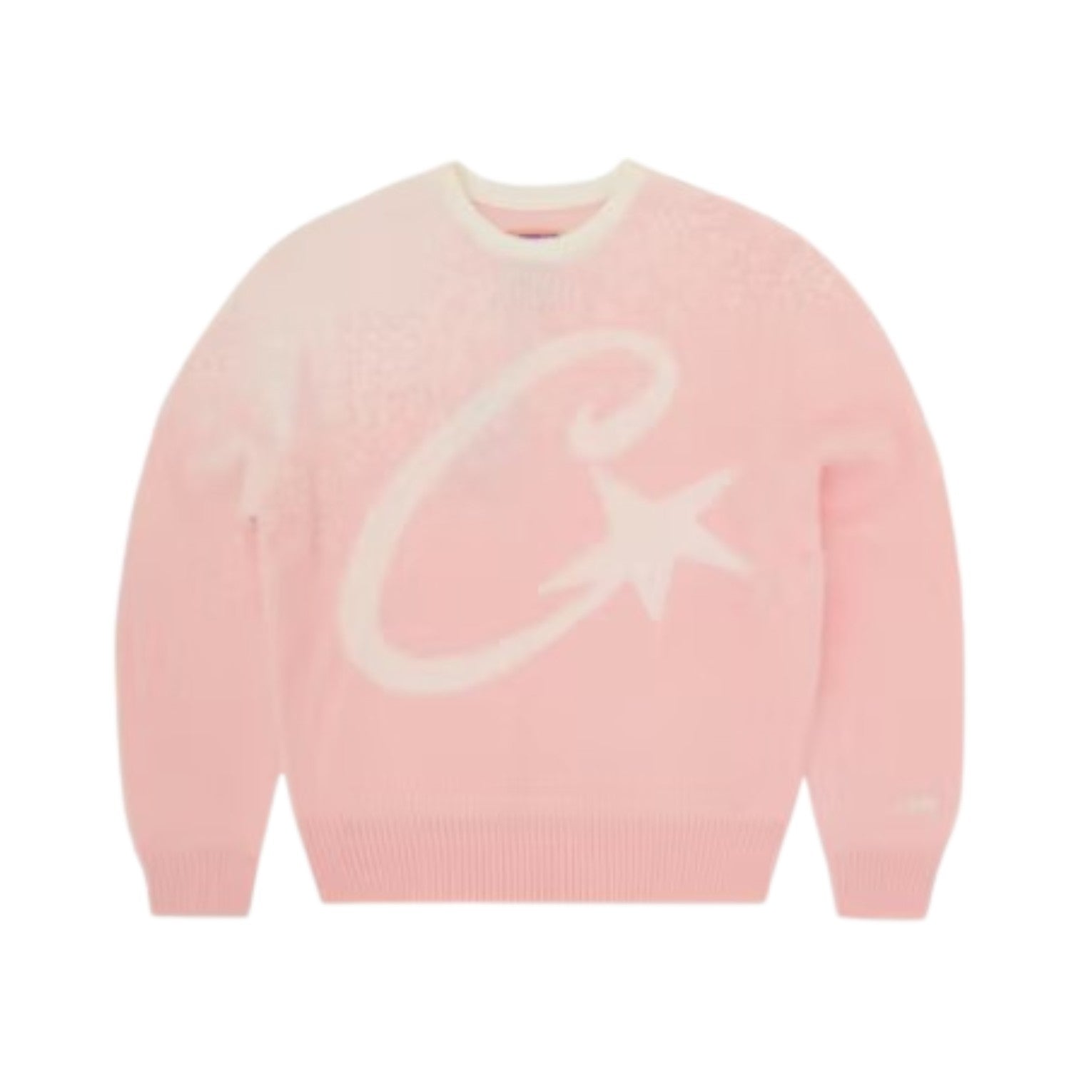 OFFCODE ARCHIVE USA Men's C Star Gradient Mohair Knit Sweater Pink