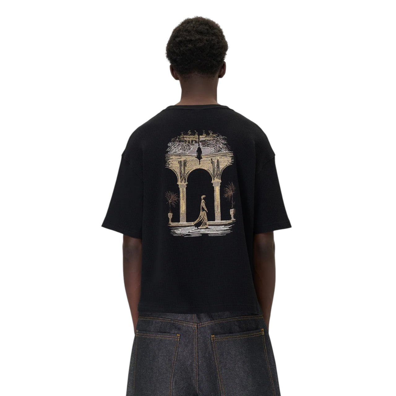 OFFCODE ARCHIVE USA Men's Aziza Waffle T-Shirt Black