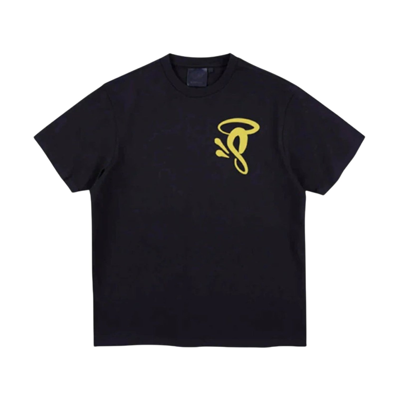 Syna World Halo S Logo T-Shirt - Black / Yellow