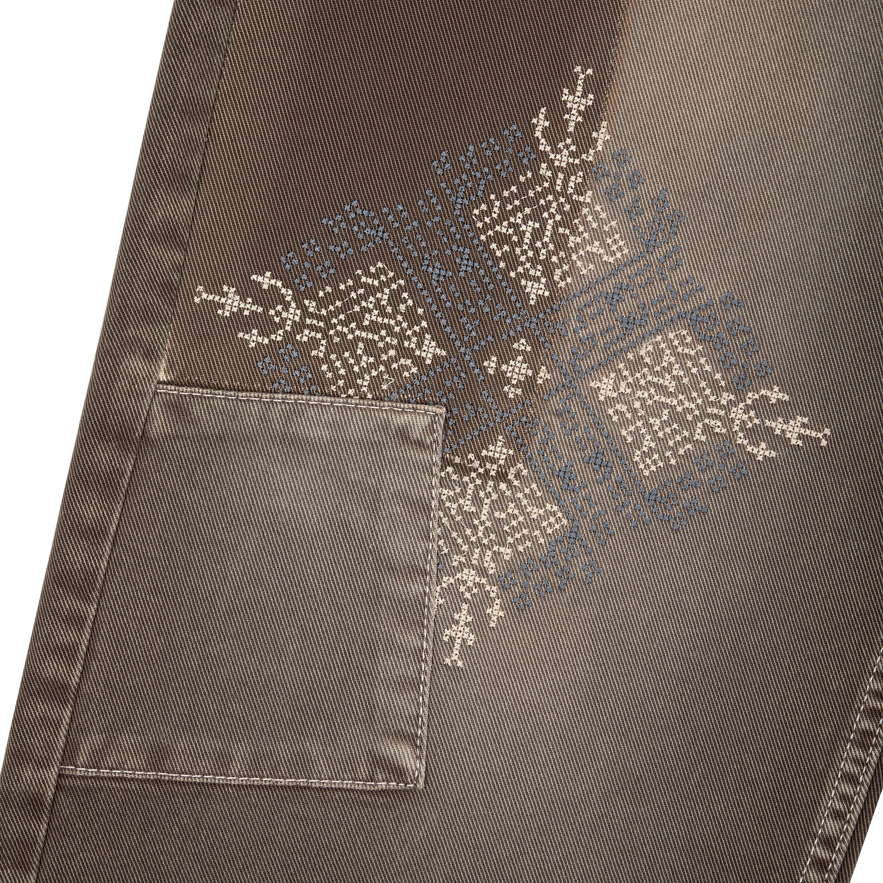 OFFCODE ARCHIVE USA Men's Aziza Brown Washed Denim Jeans
