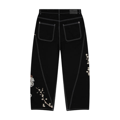 OFFCODE ARCHIVE USA Men's Yakuza V2 Black Denim Jeans