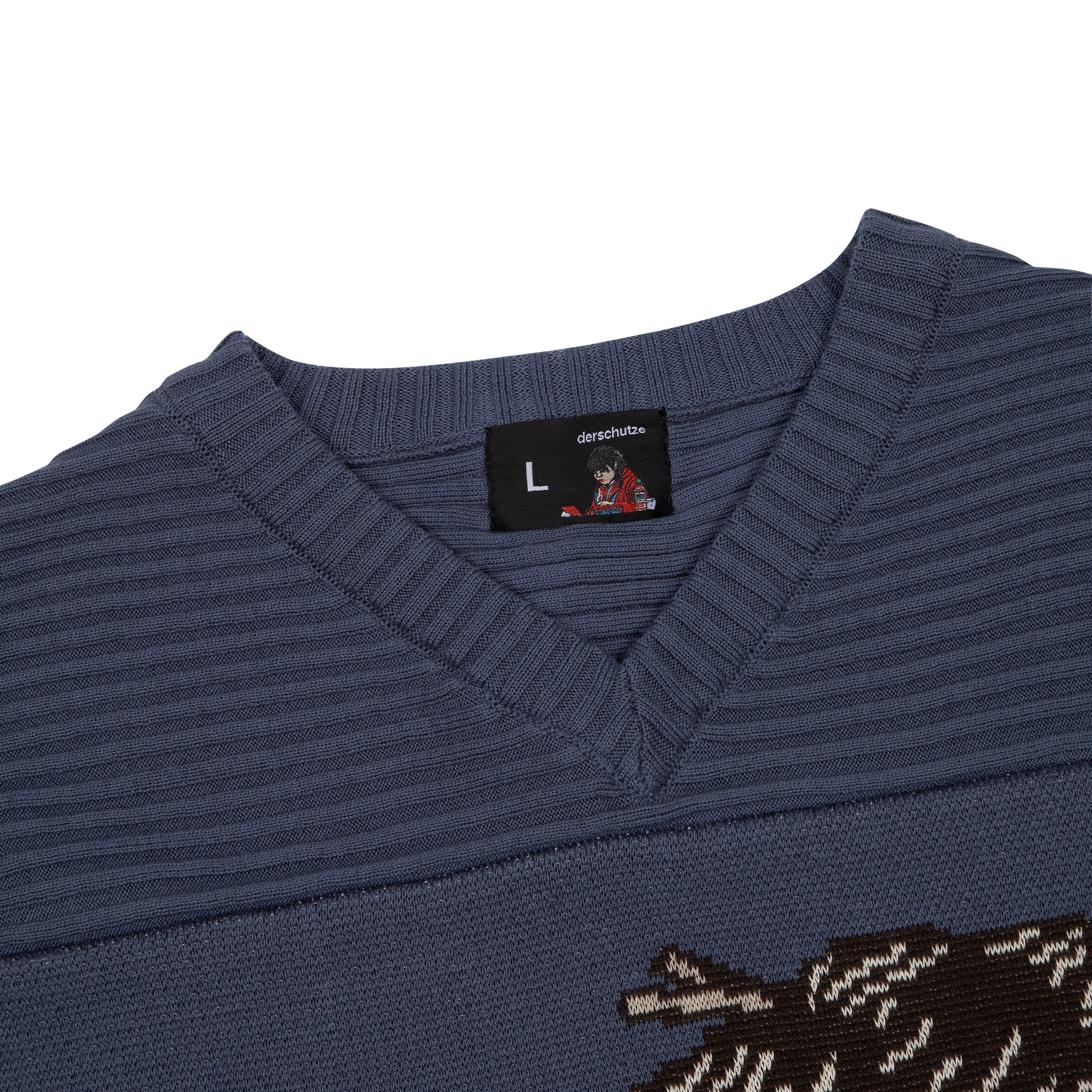 OFFCODE ARCHIVE USA Men's Yakuza V2 Knitted Jersey Blue
