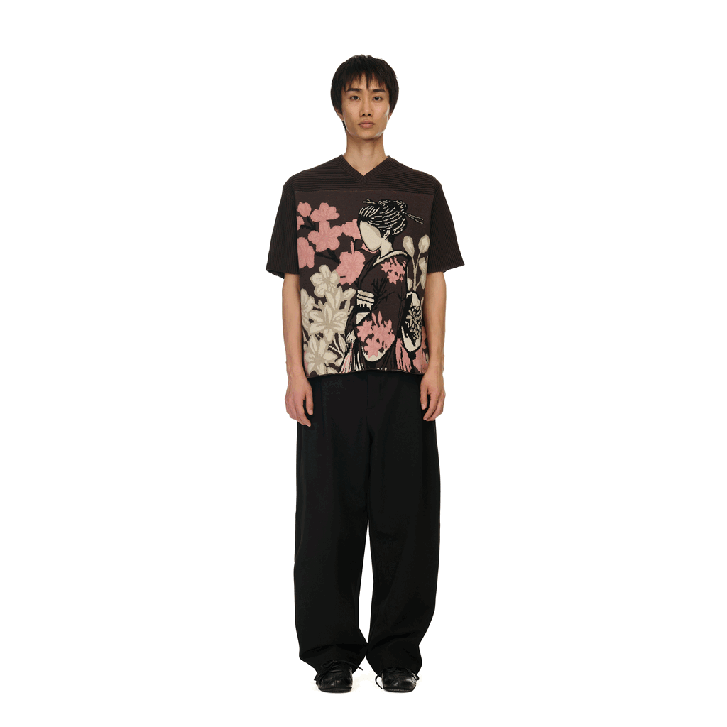 OFFCODE ARCHIVE USA Men's Yakuza V2 Knitted Jersey Brown