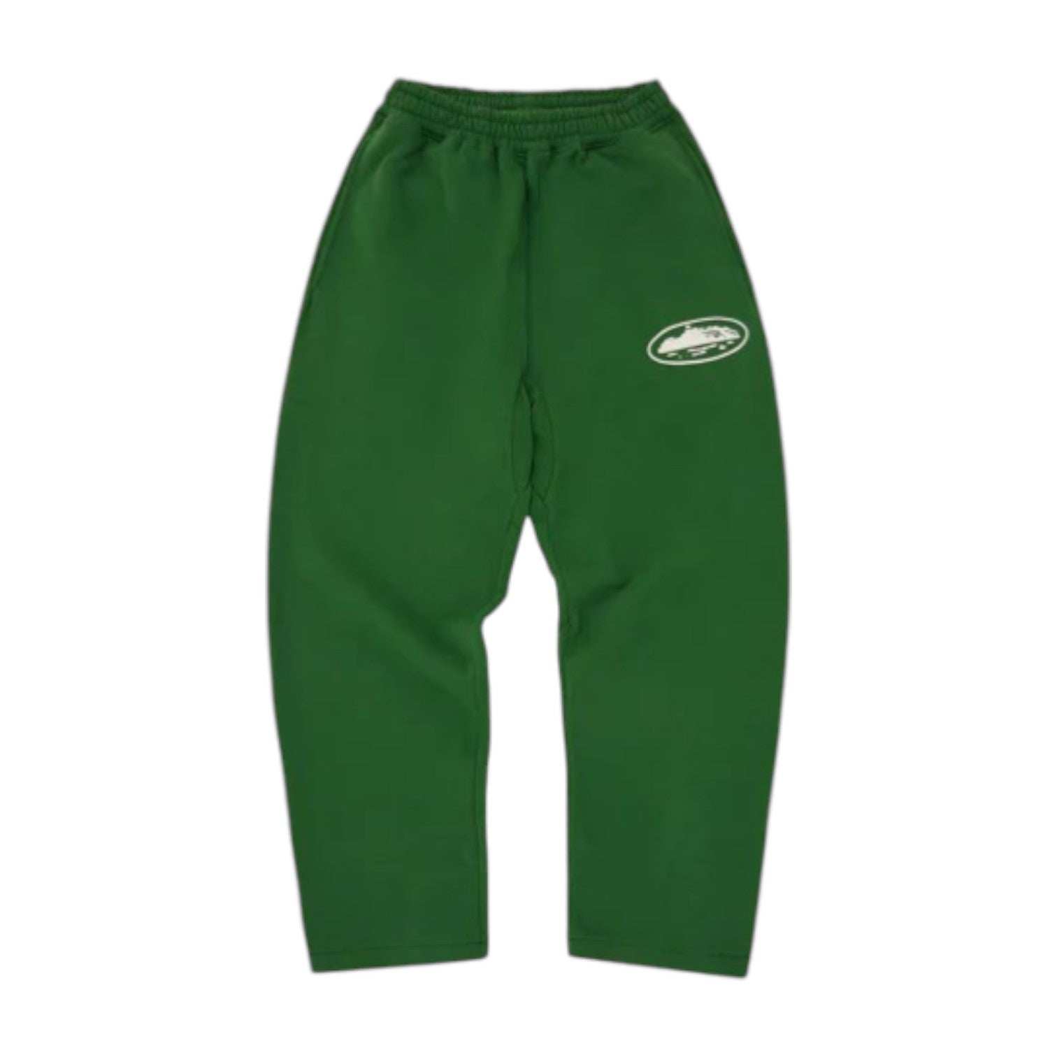 Men's Island Foam Straight Trousers Dark Green