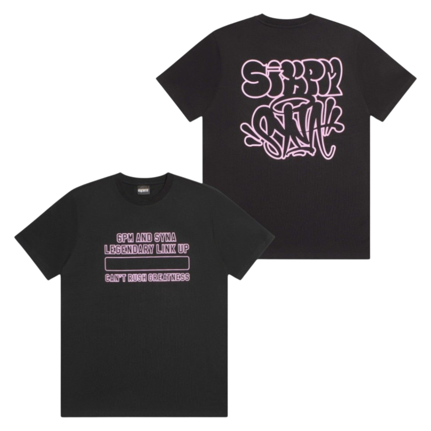 OFFCODE ARCHIVE USA Men's 6PM x Syna World Link Up CRG T-Shirt Black