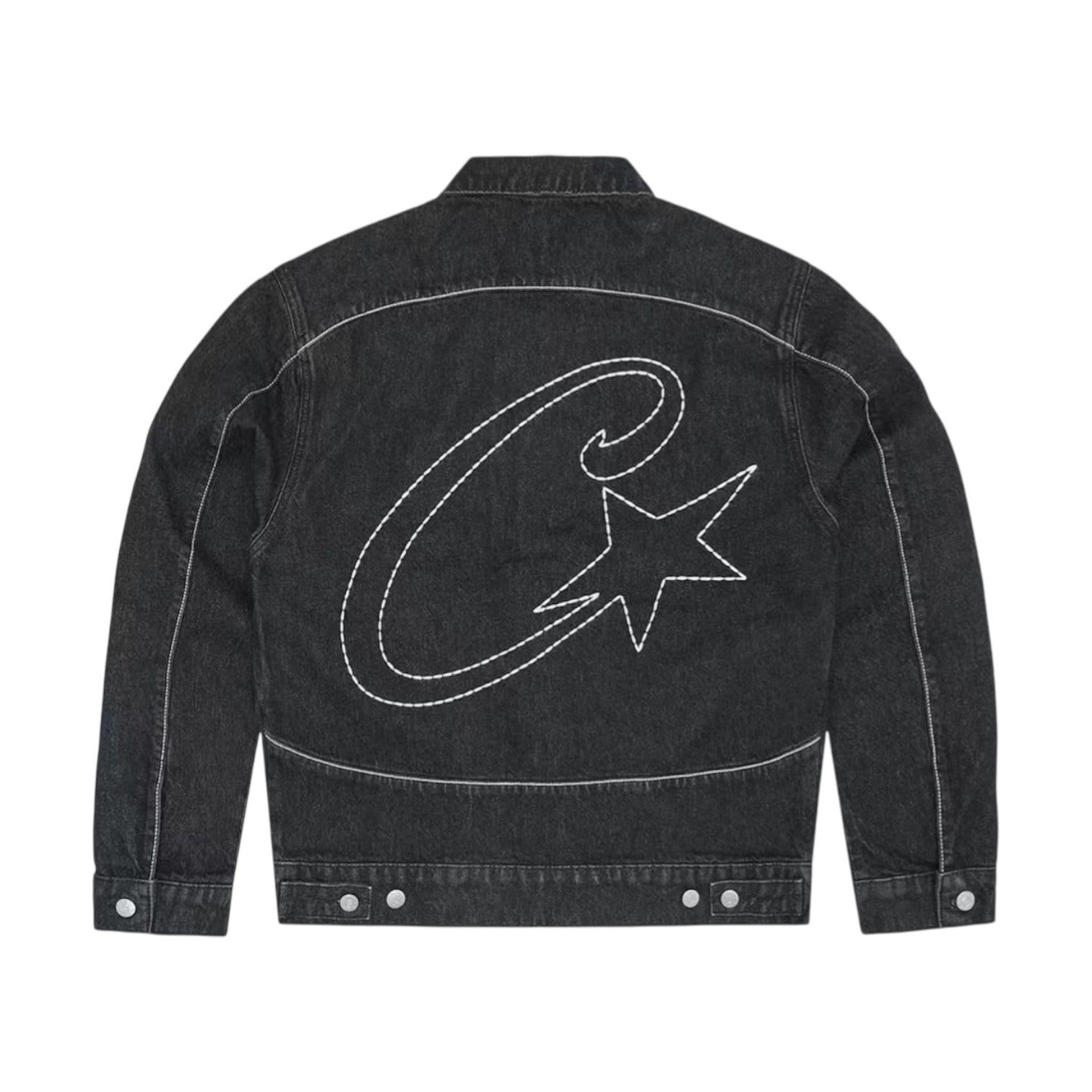 OFFCODE ARCHIVE USA Men's C-Star Stitch Down Denim Jacket Black