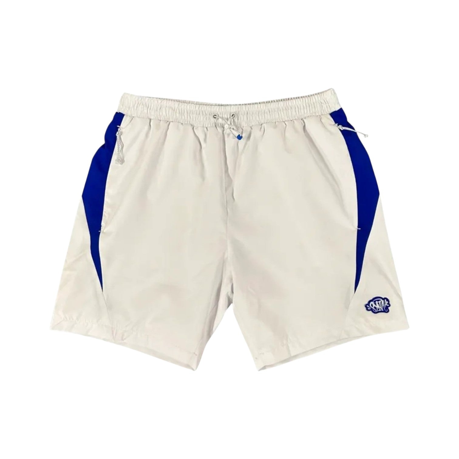 OFFCODE ARCHIVE USA Men's Syna World Vortex Woven Shorts White Blue