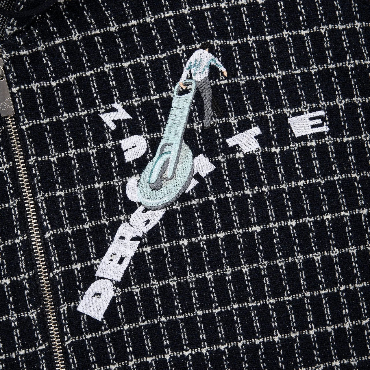 "on air" tweed Zip Up