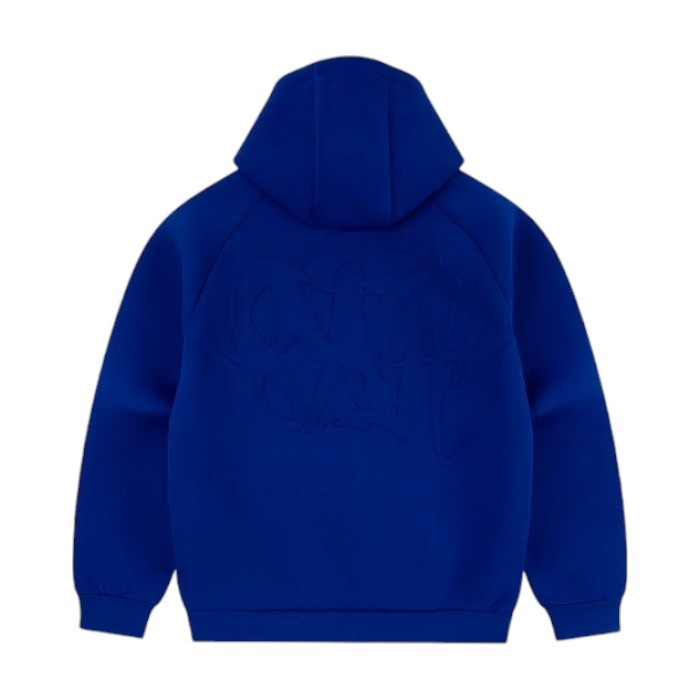 OFFCODE ARCHIVE USA Men's Syna World Neoprene Embossed Hoodie Blue