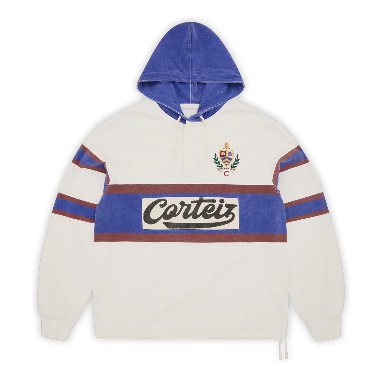 OFFCODE ARCHIVE USA Men's Winger Hooded Rugby Off White