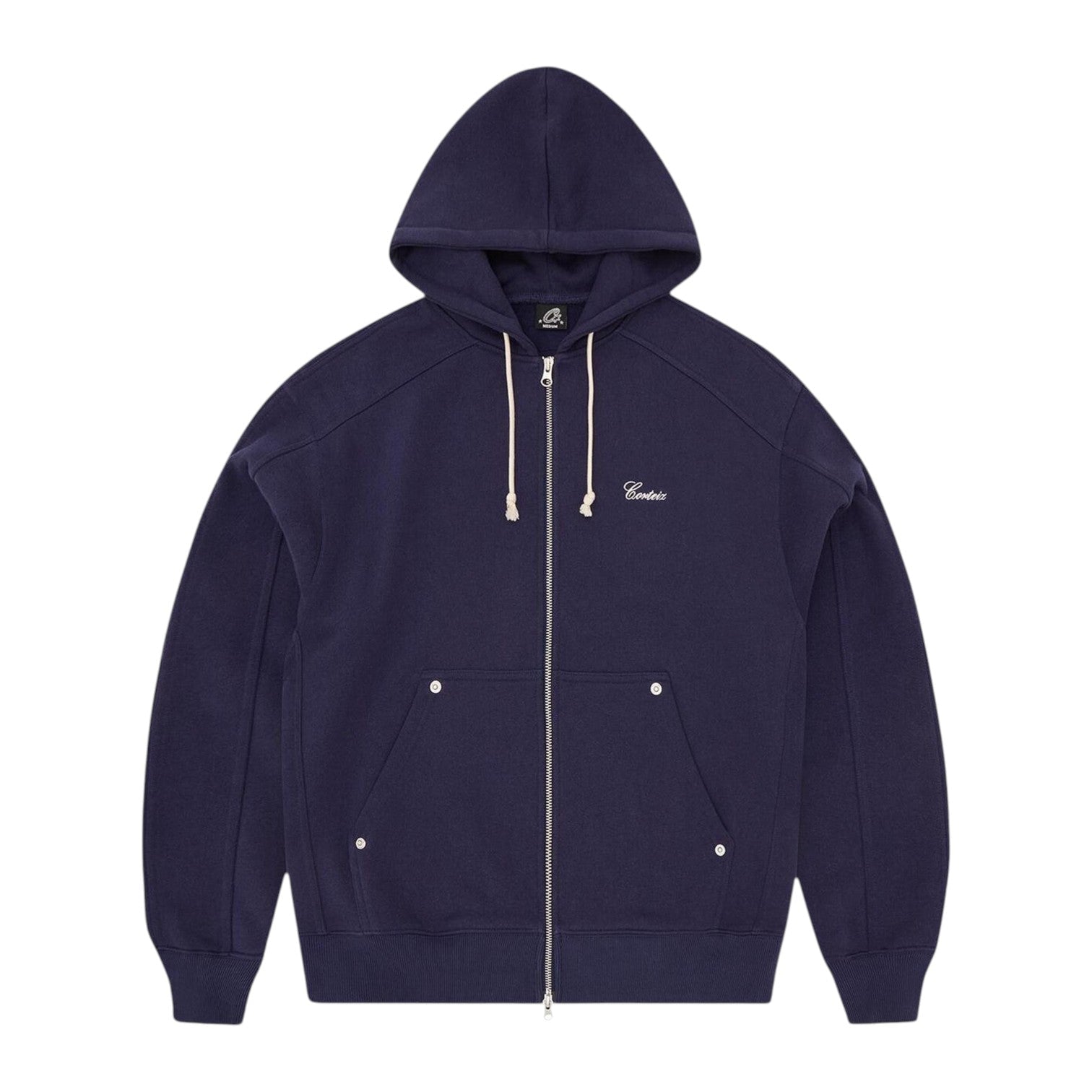 Men's Thick Stitch Allstarz Zip Hoodie Navy