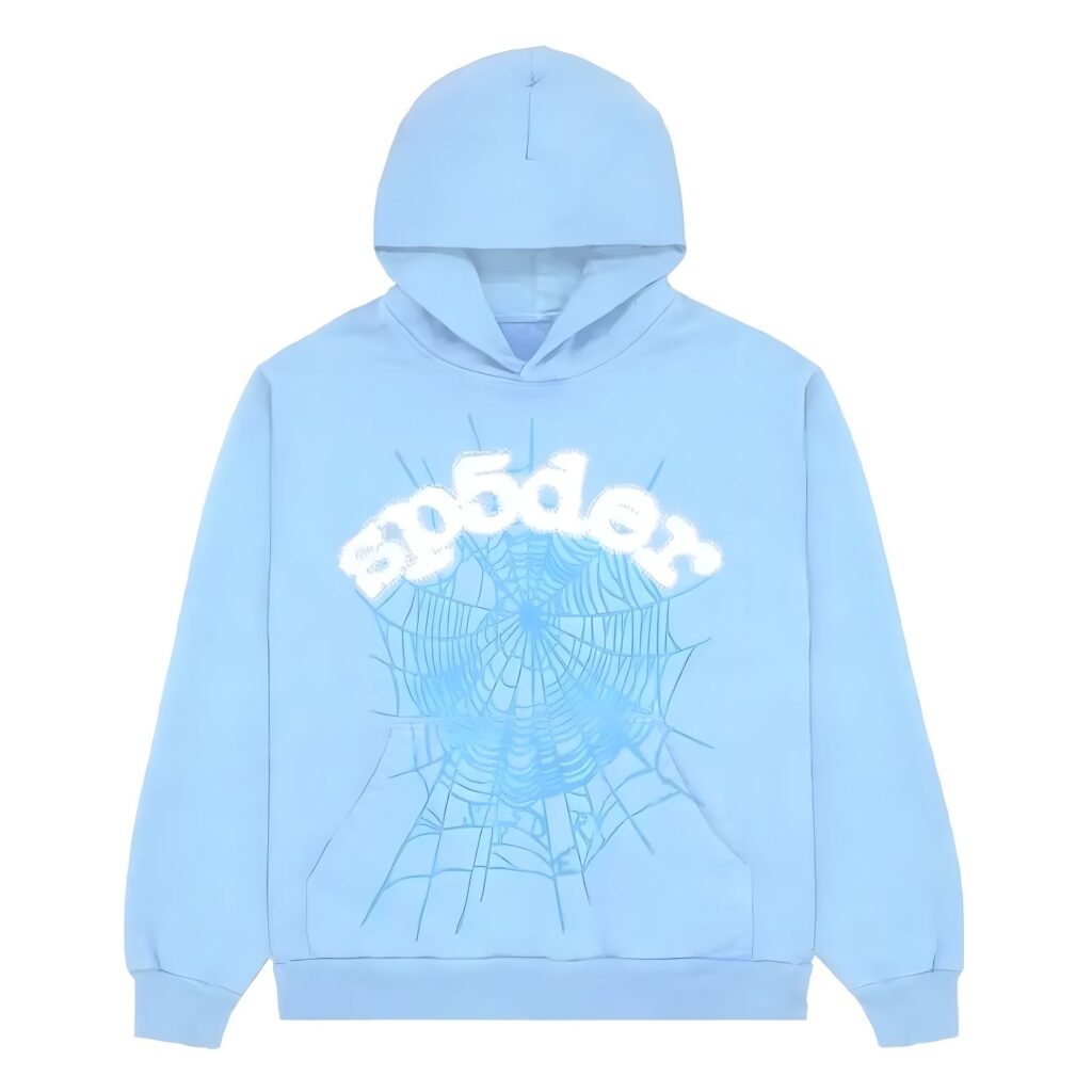 Sp5der hoodie - Sky Blue