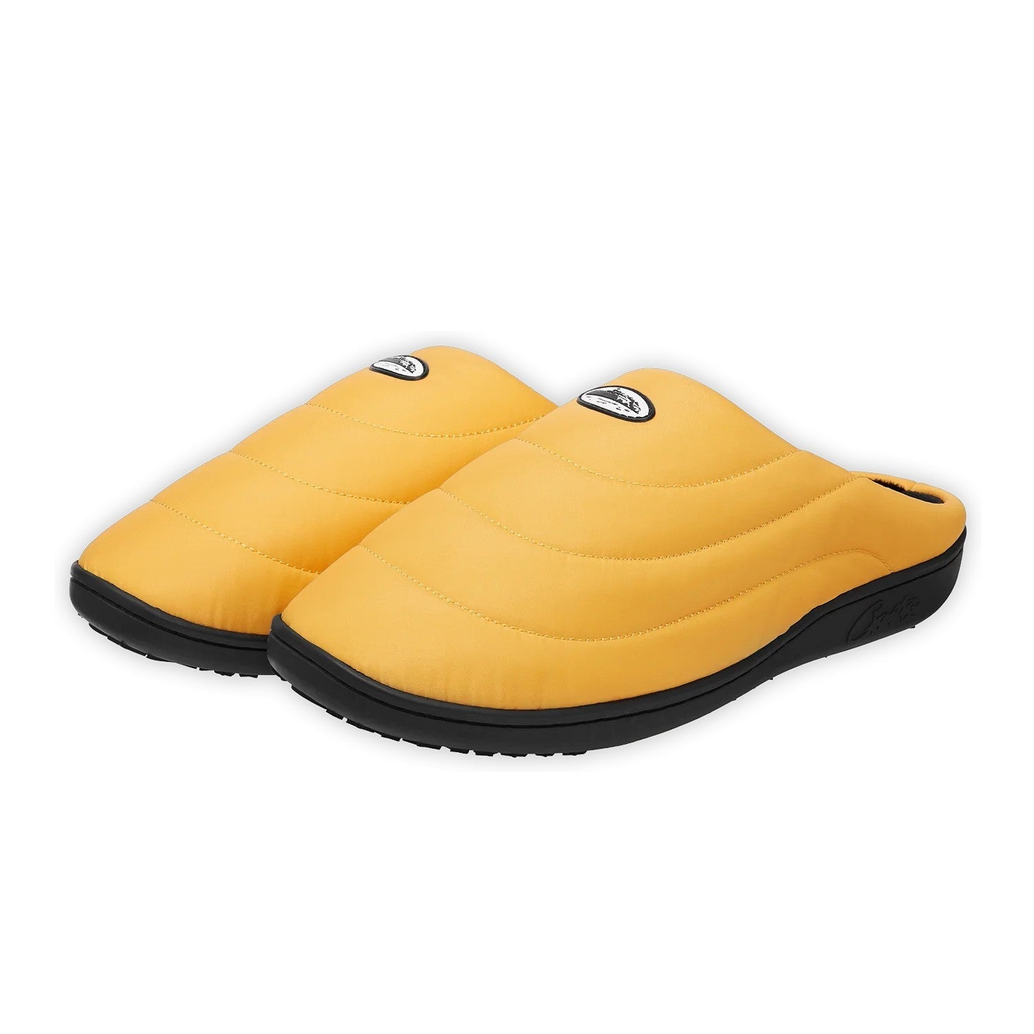 Men's Crib Crep Sneakers Black White Yellow
