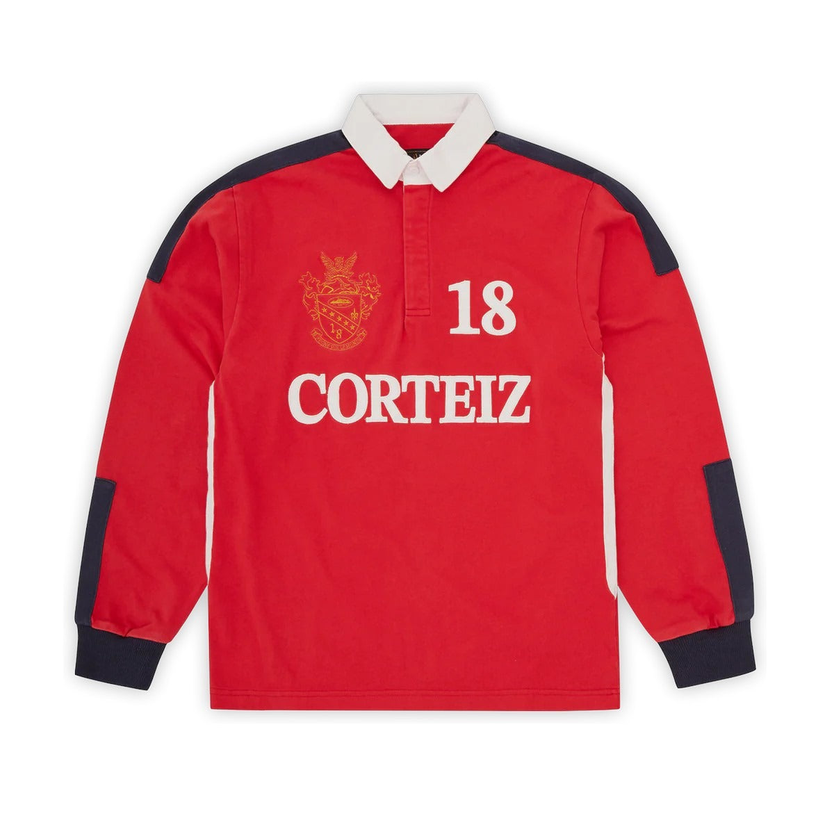 OFFCODE ARCHIVE USA Men's Panelled Rugby Red