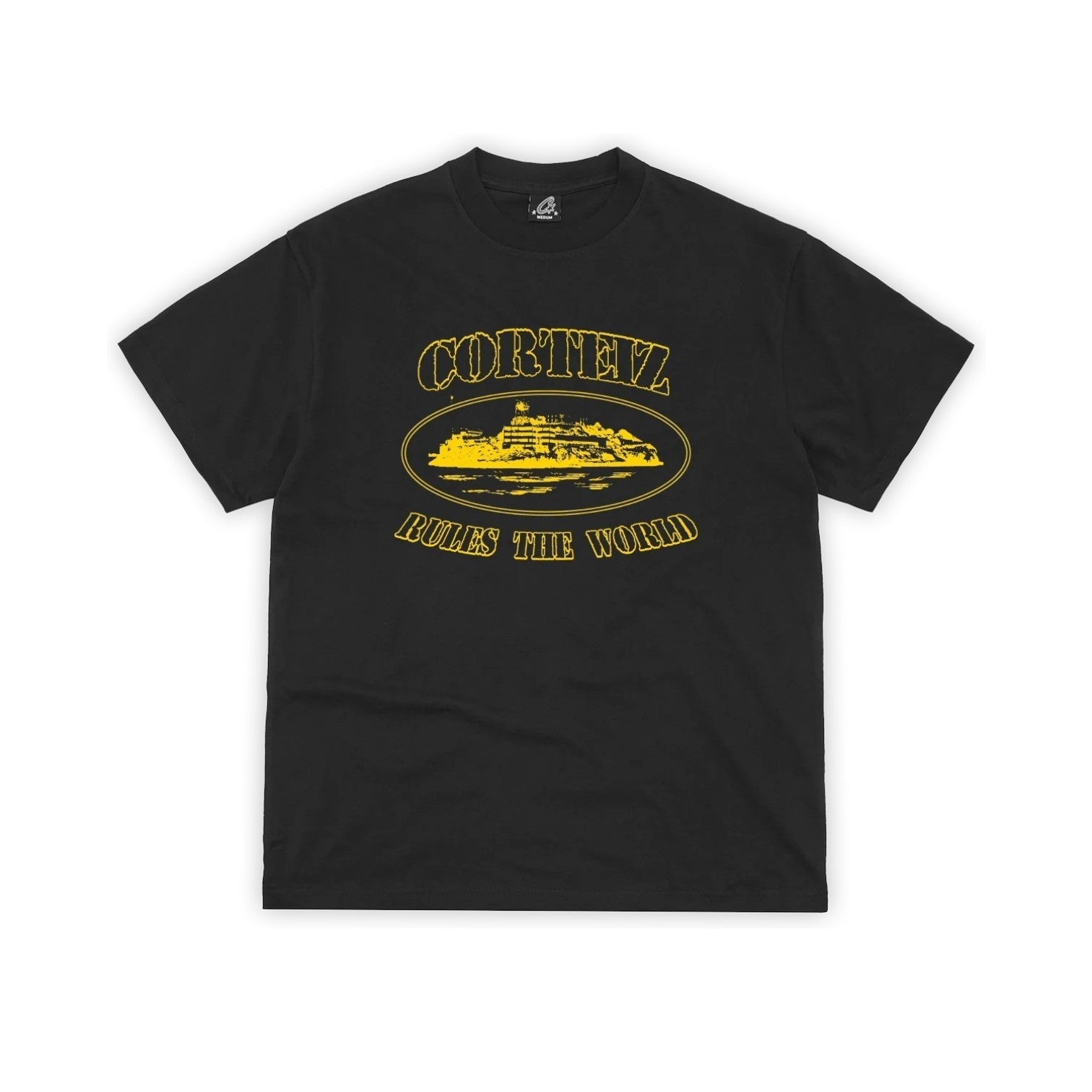 Men's OG Alcatraz Tee Black Yellow