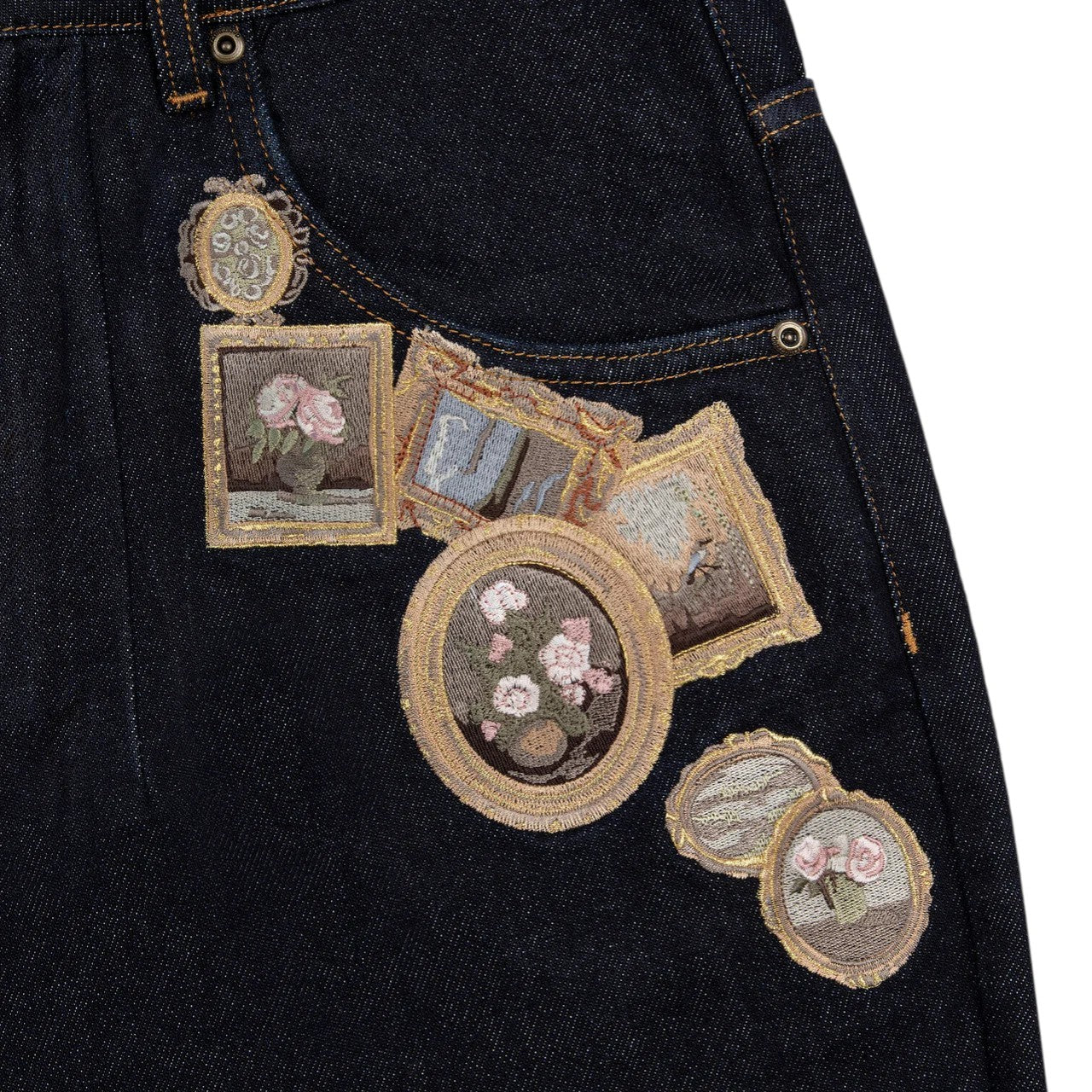 OFFCODE ARCHIVE USA Men's Gallery Raw Denim Jeans Black