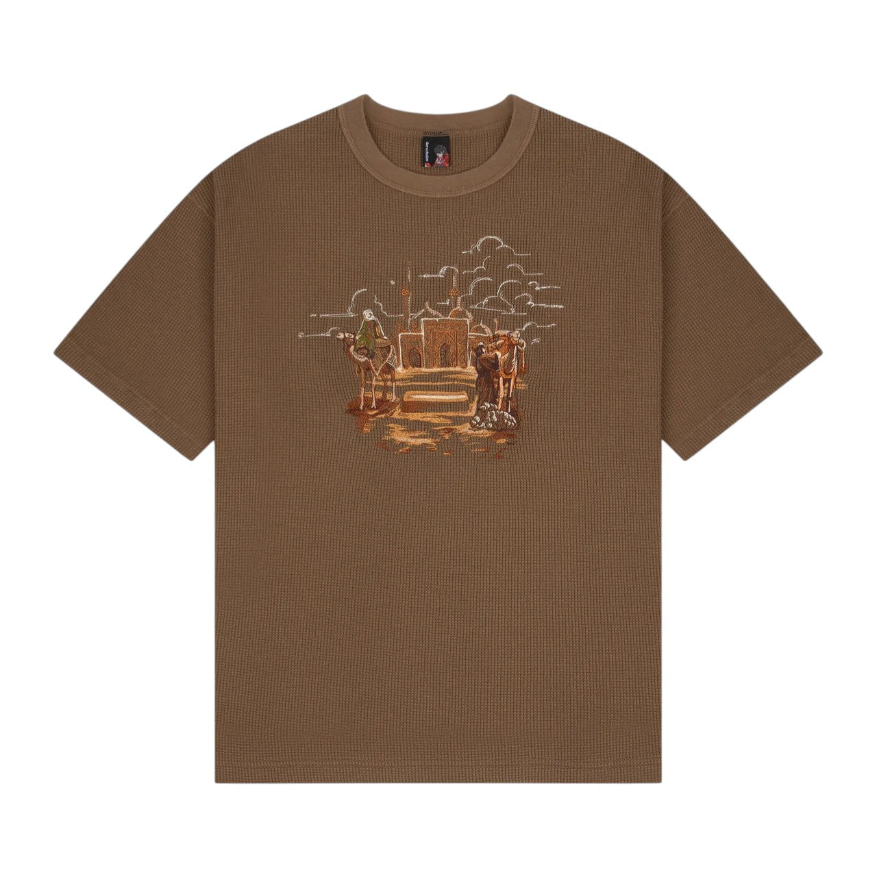OFFCODE ARCHIVE USA Men's Aziza Waffle T-Shirt Brown