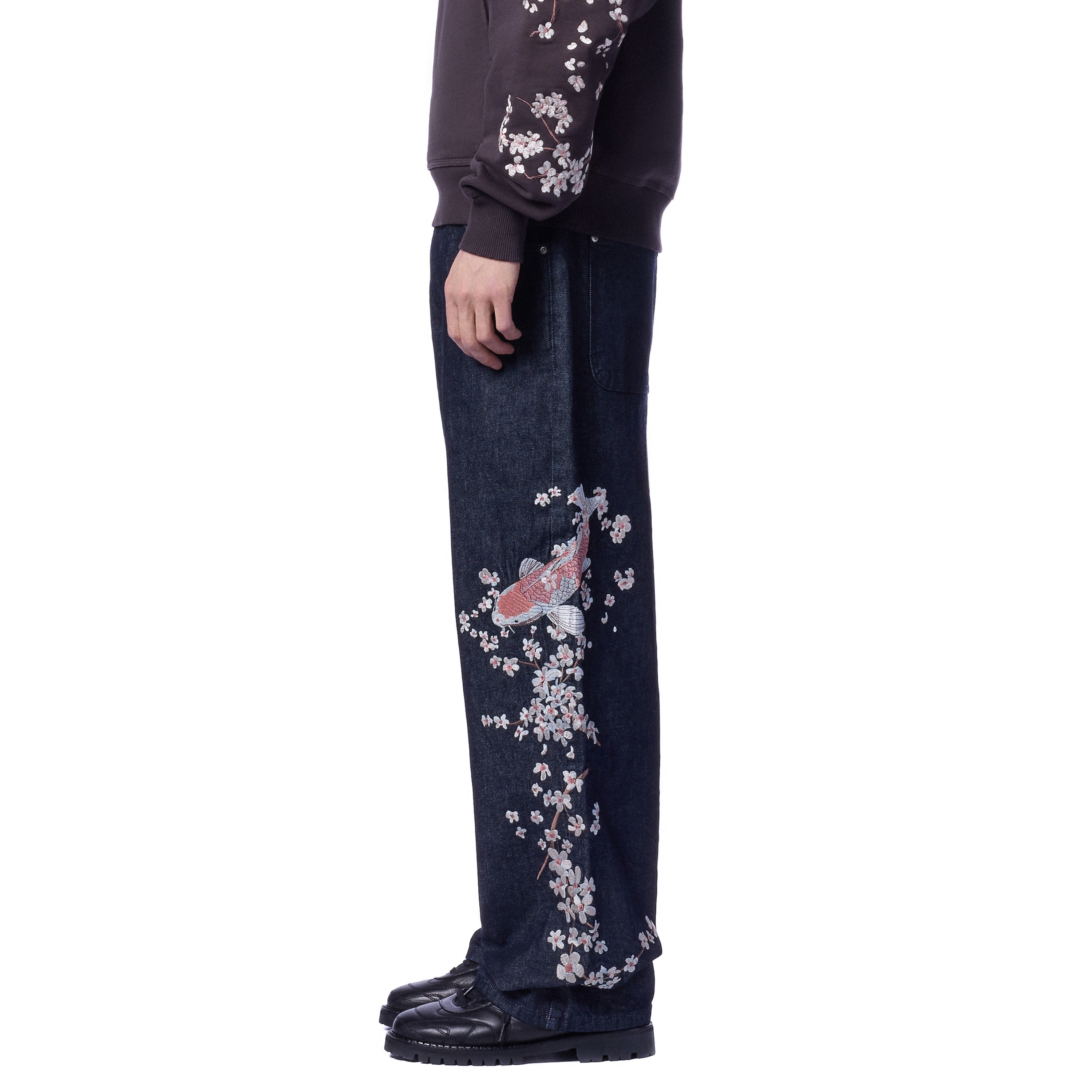 OFFCODE ARCHIVE USA Men's Yakuza V2 Indigo Raw Denim Jeans