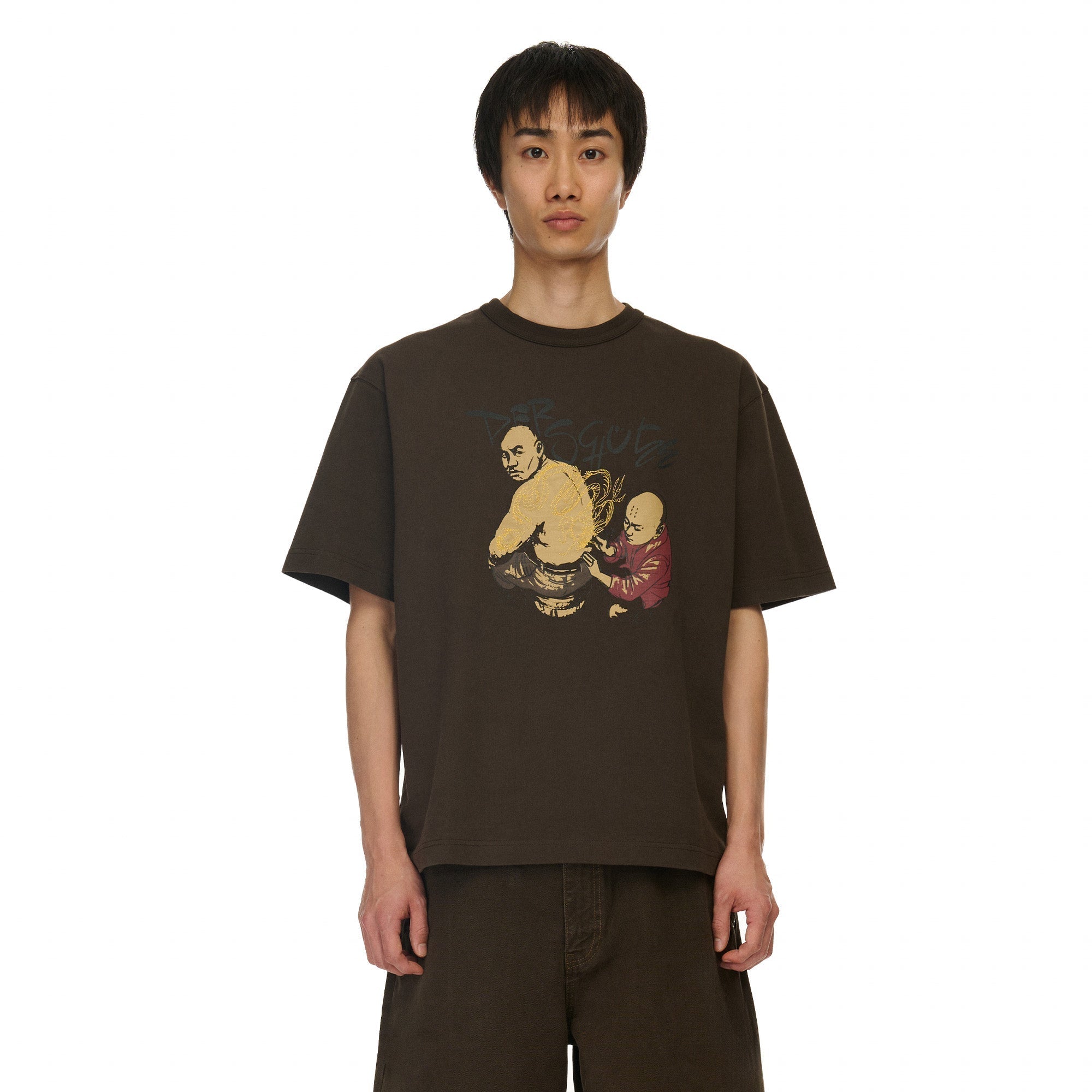 OFFCODE ARCHIVE USA Men's Yakuza T-Shirt Dark Brown