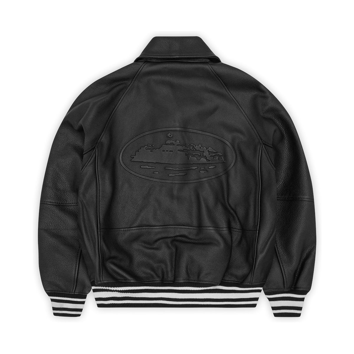 OFFCODE ARCHIVE USA Men's Skydive Leather Jacket Black