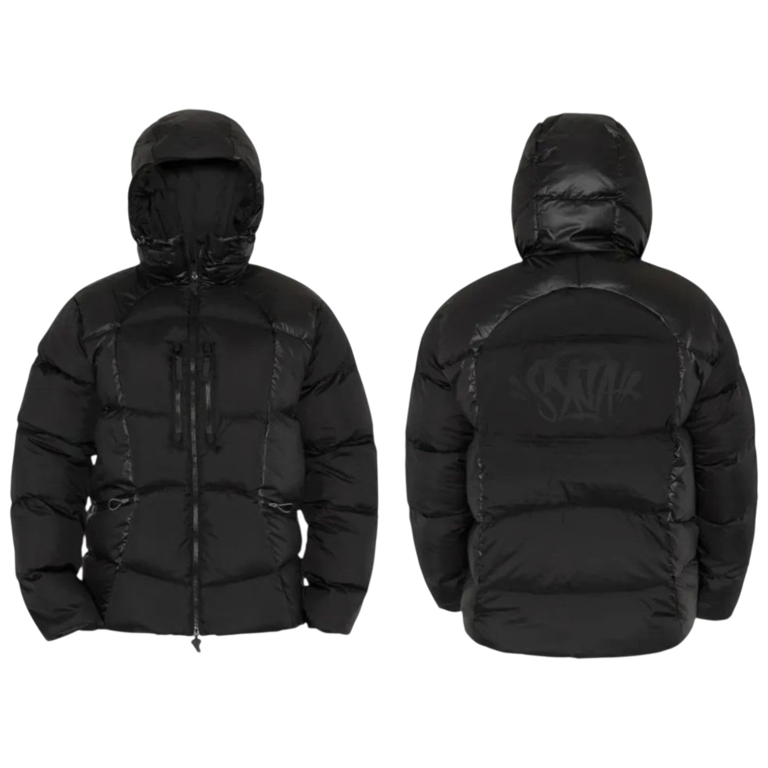 OFFCODE ARCHIVE USA Men's Syna World Wave Puffer Jacket Black