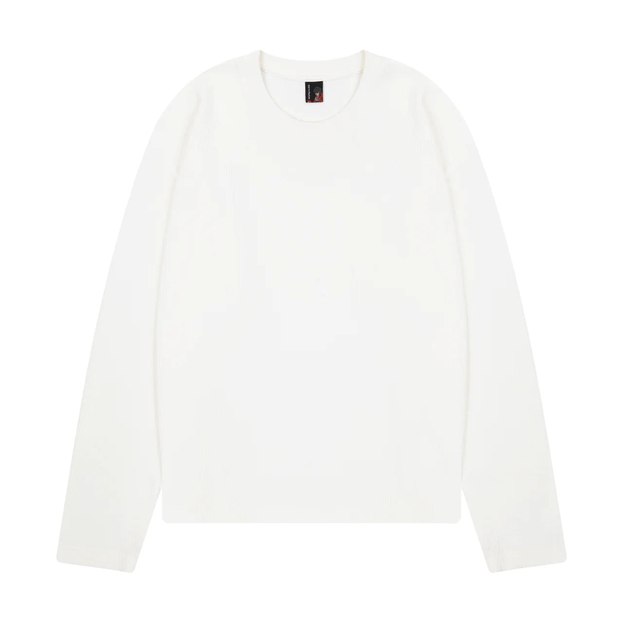 "blossom" waffle Longsleeve white