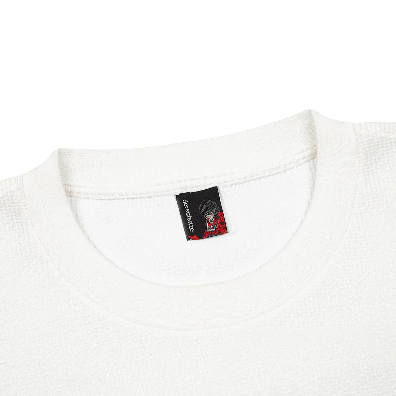 "blossom" waffle Longsleeve white
