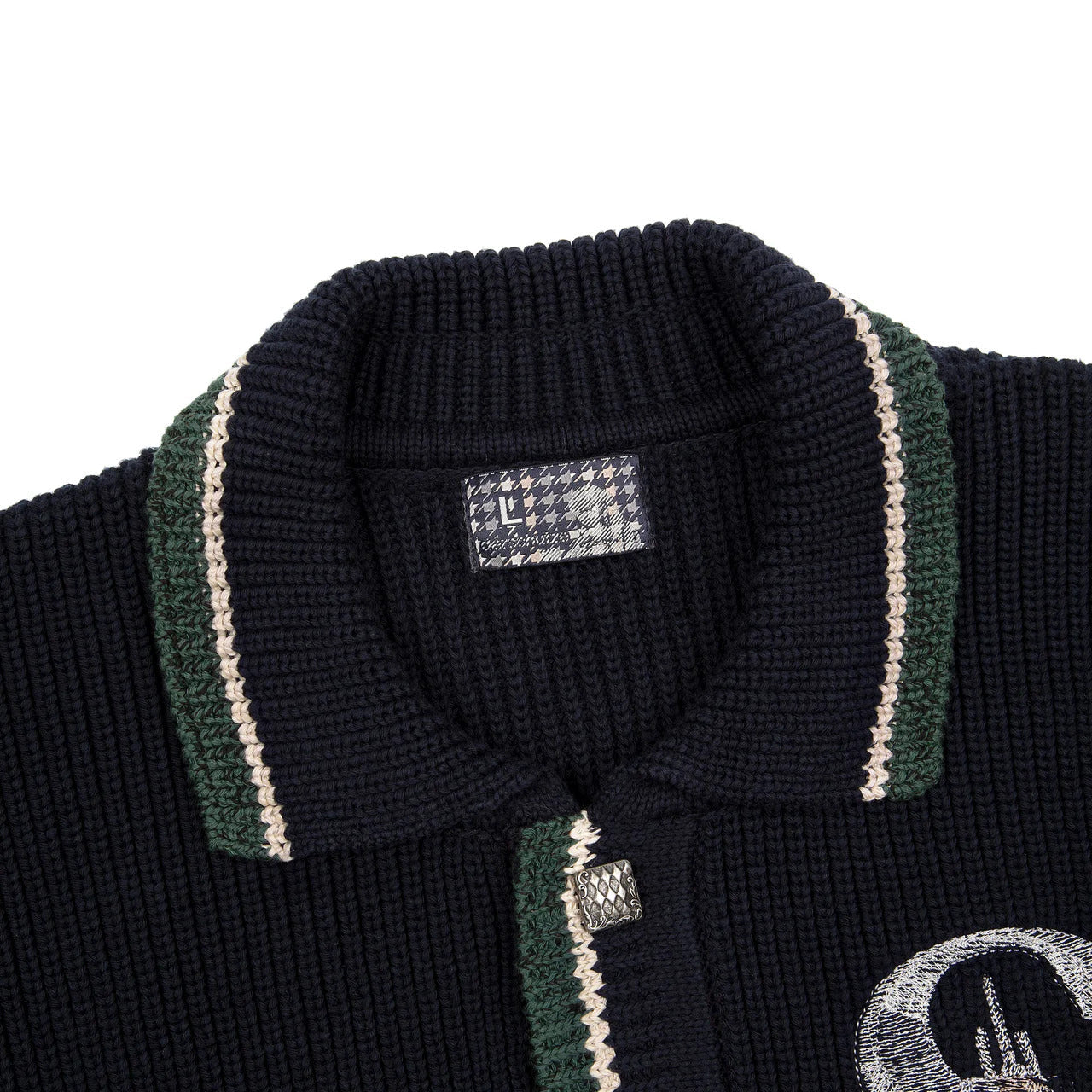 OFFCODE ARCHIVE USA Men's Gallery Polo Cardigan Black