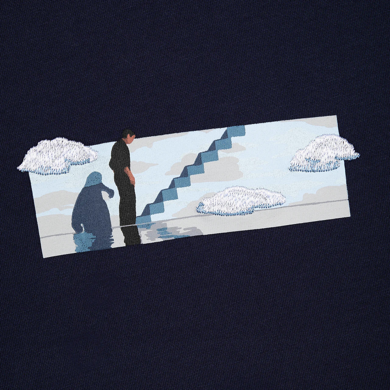 "on air" T Shirt navy