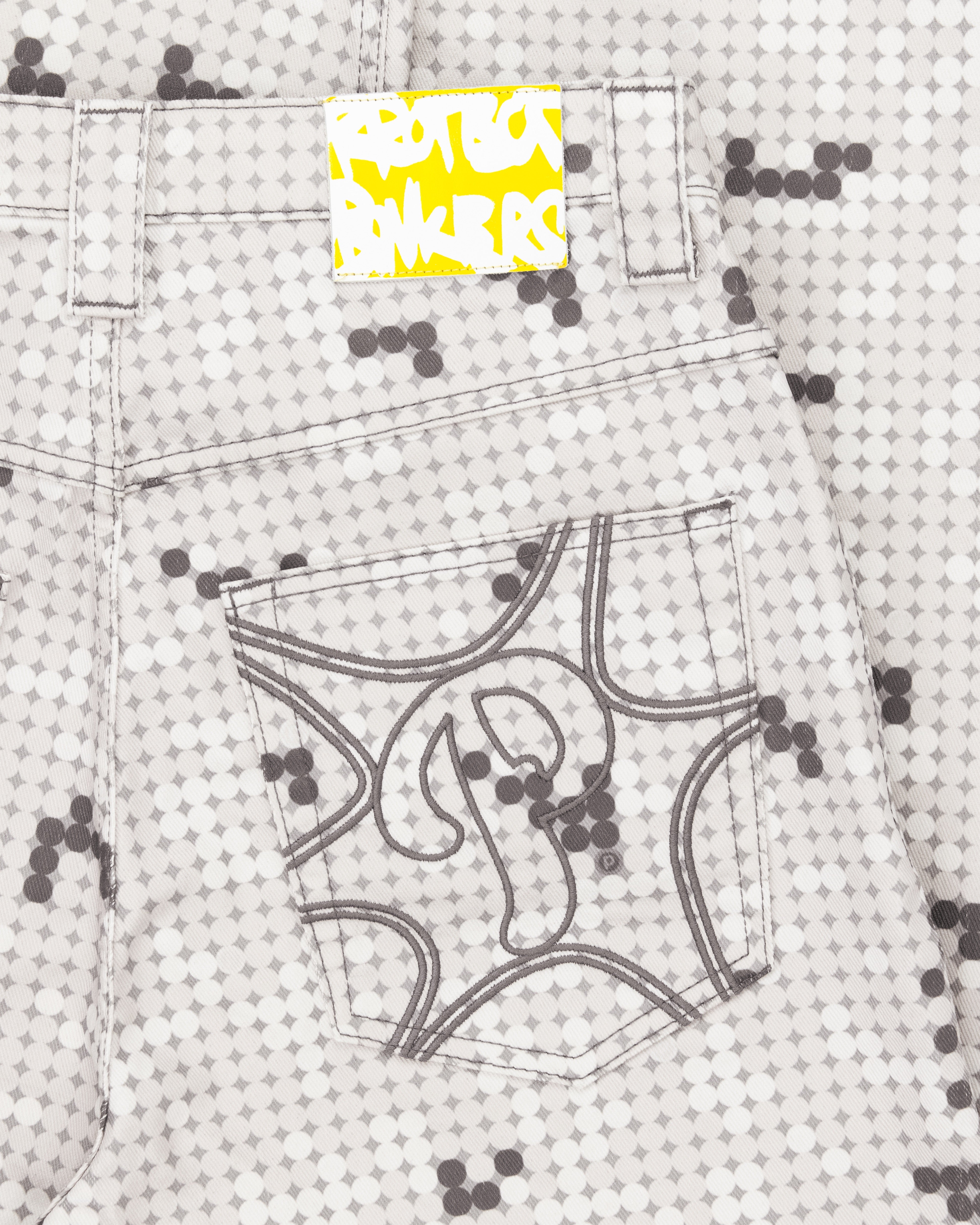 GREY DOT BONKERS DENIM