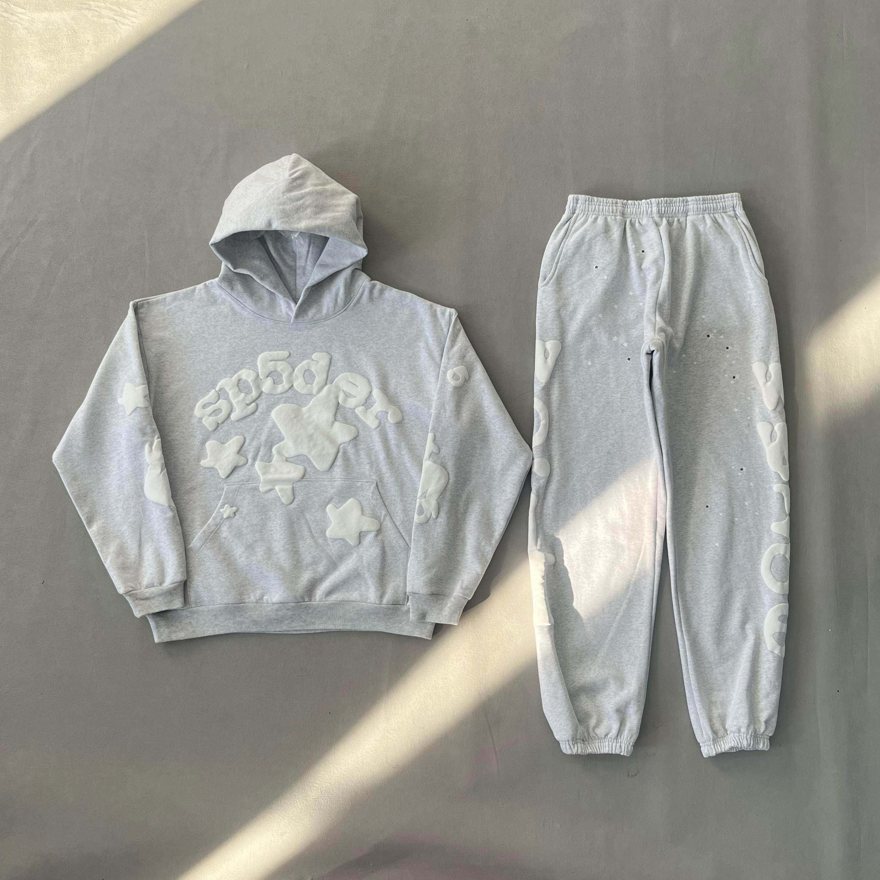 ANGELKING 23款 Hoodie555卫衣 蜘蛛帽衫Young Thug同款卫裤裤子