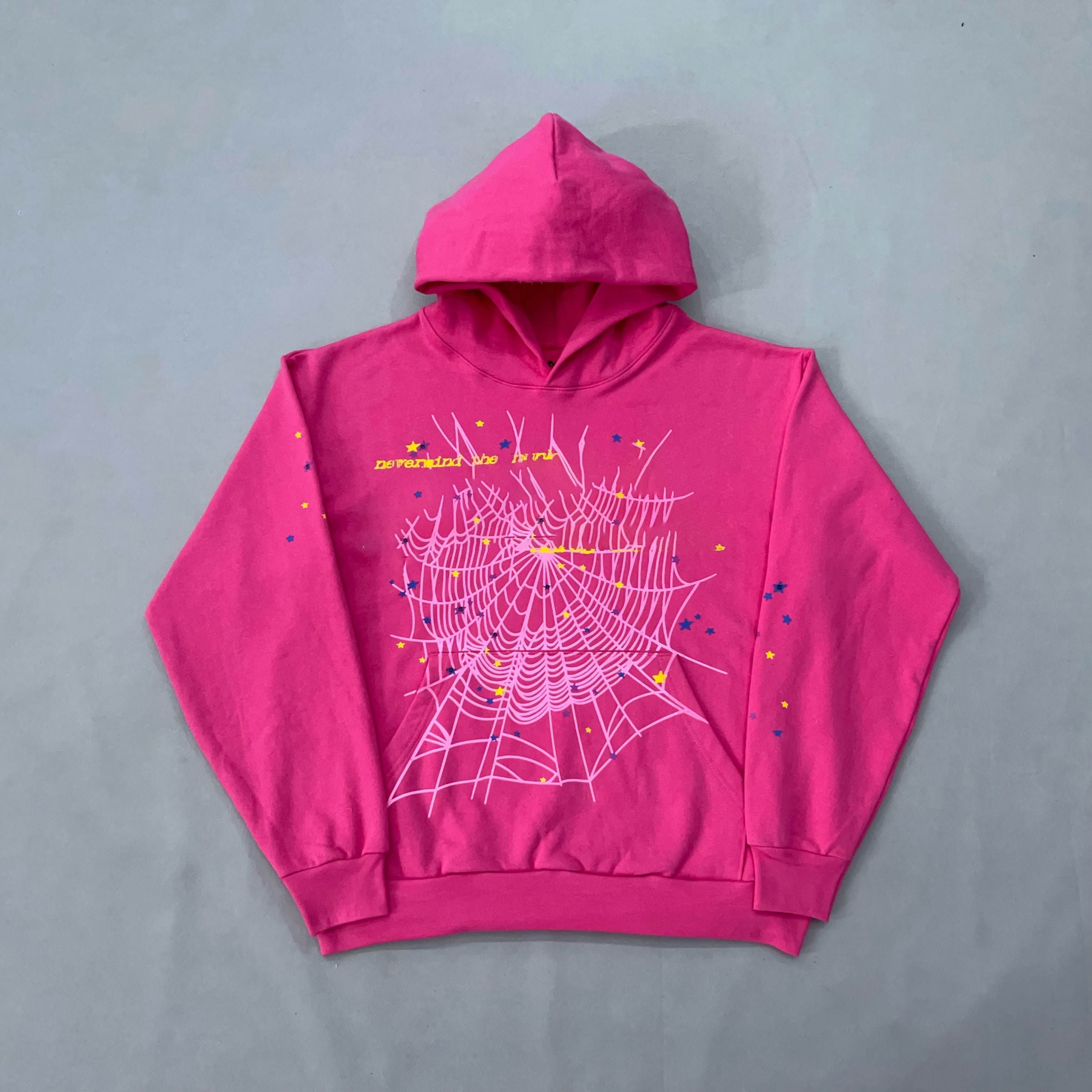 ANGEL KING HOODIE 24SS V2 BLACK 蜘蛛帽衫连帽卫衣