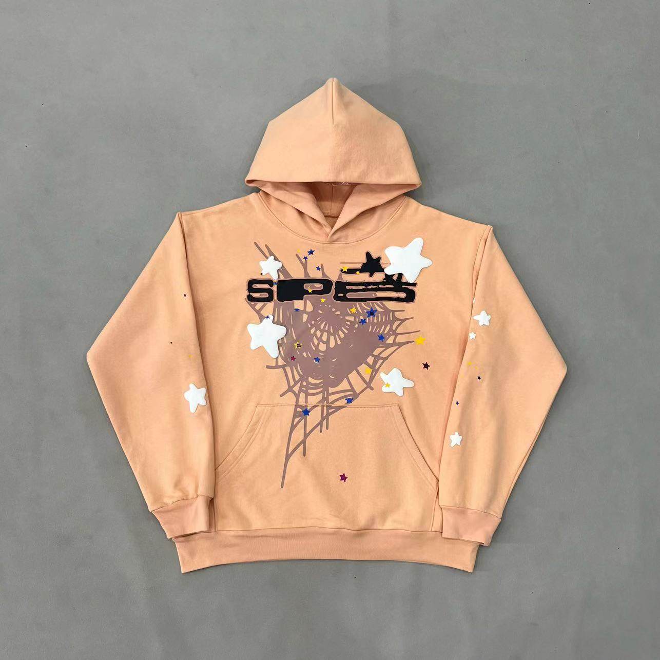 ANGEL KING HOODIE 24SS V2 BLACK 蜘蛛帽衫连帽卫衣